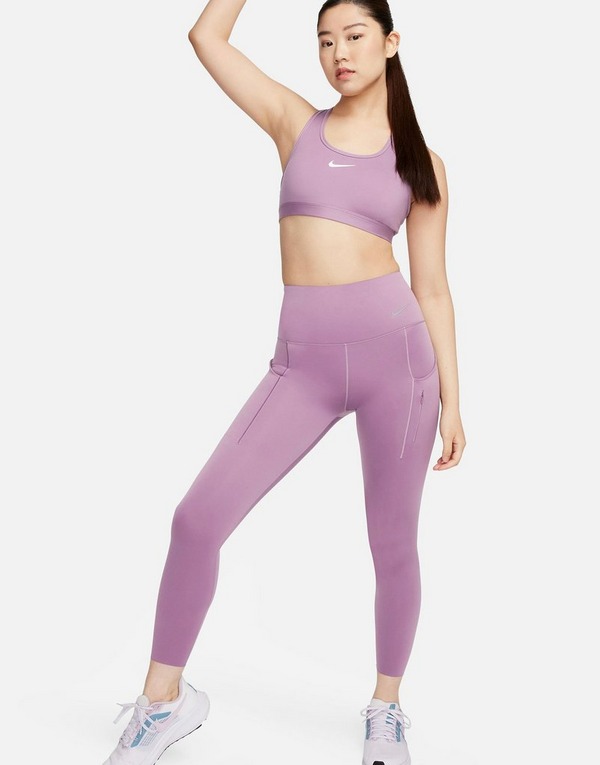 Purple Nike Go Firm-Support High-Waisted 7/8 Leggings Women's - JD