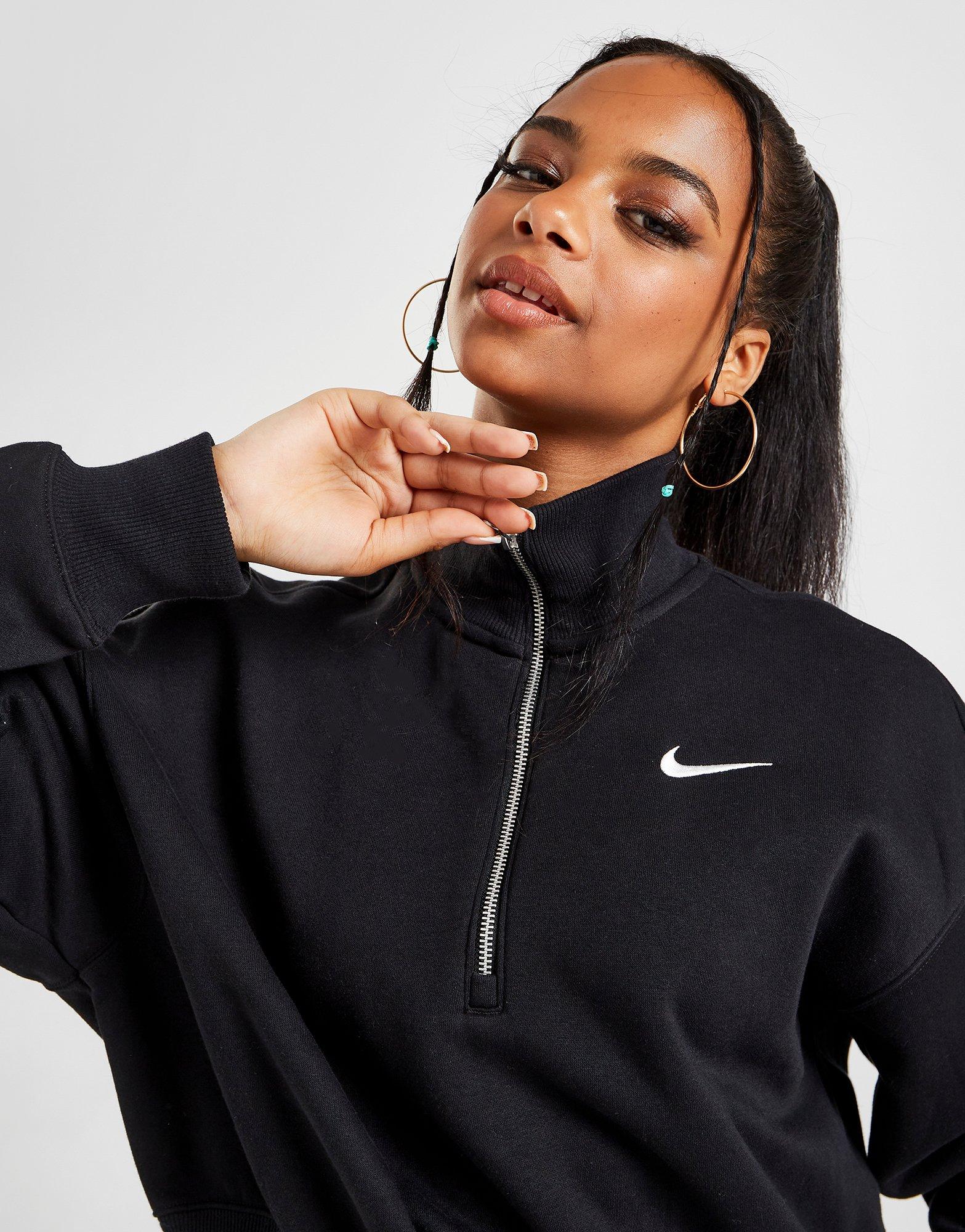 Nike 1/4 Zip Crop Sweatshirt
