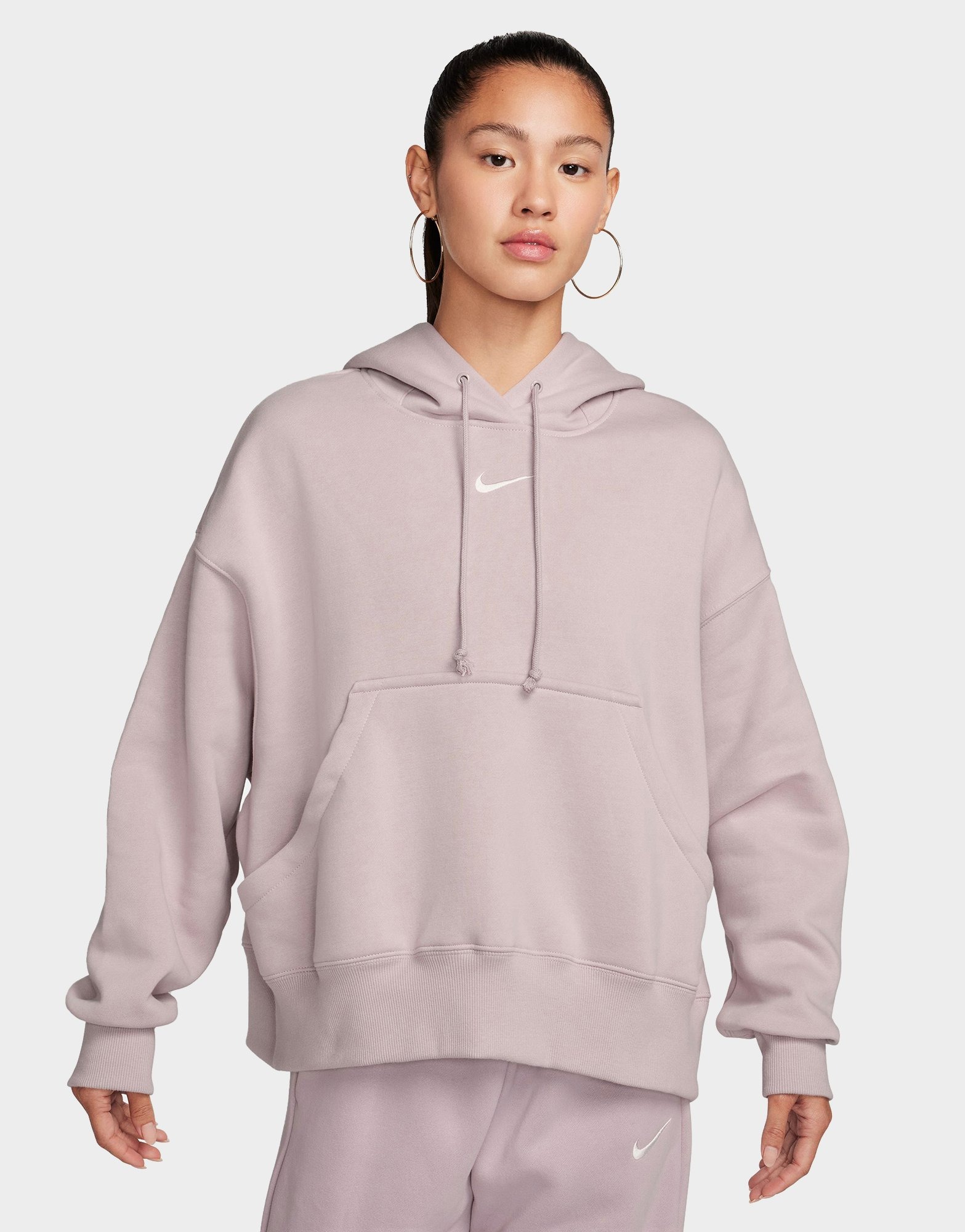 Mauve clearance nike hoodie