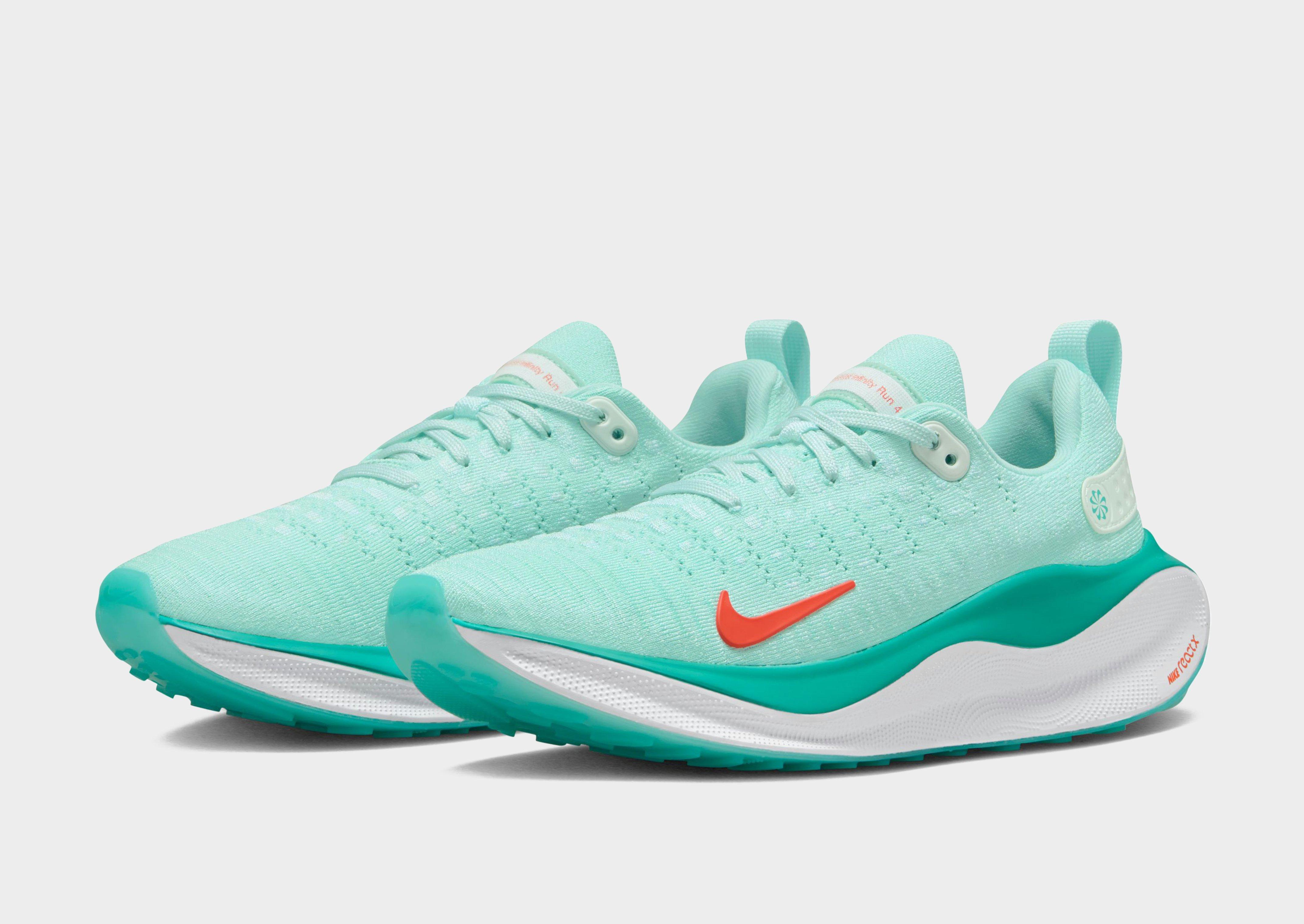 Green Nike React Infinity Run Flyknit 4 Women's - JD Sports Singapore