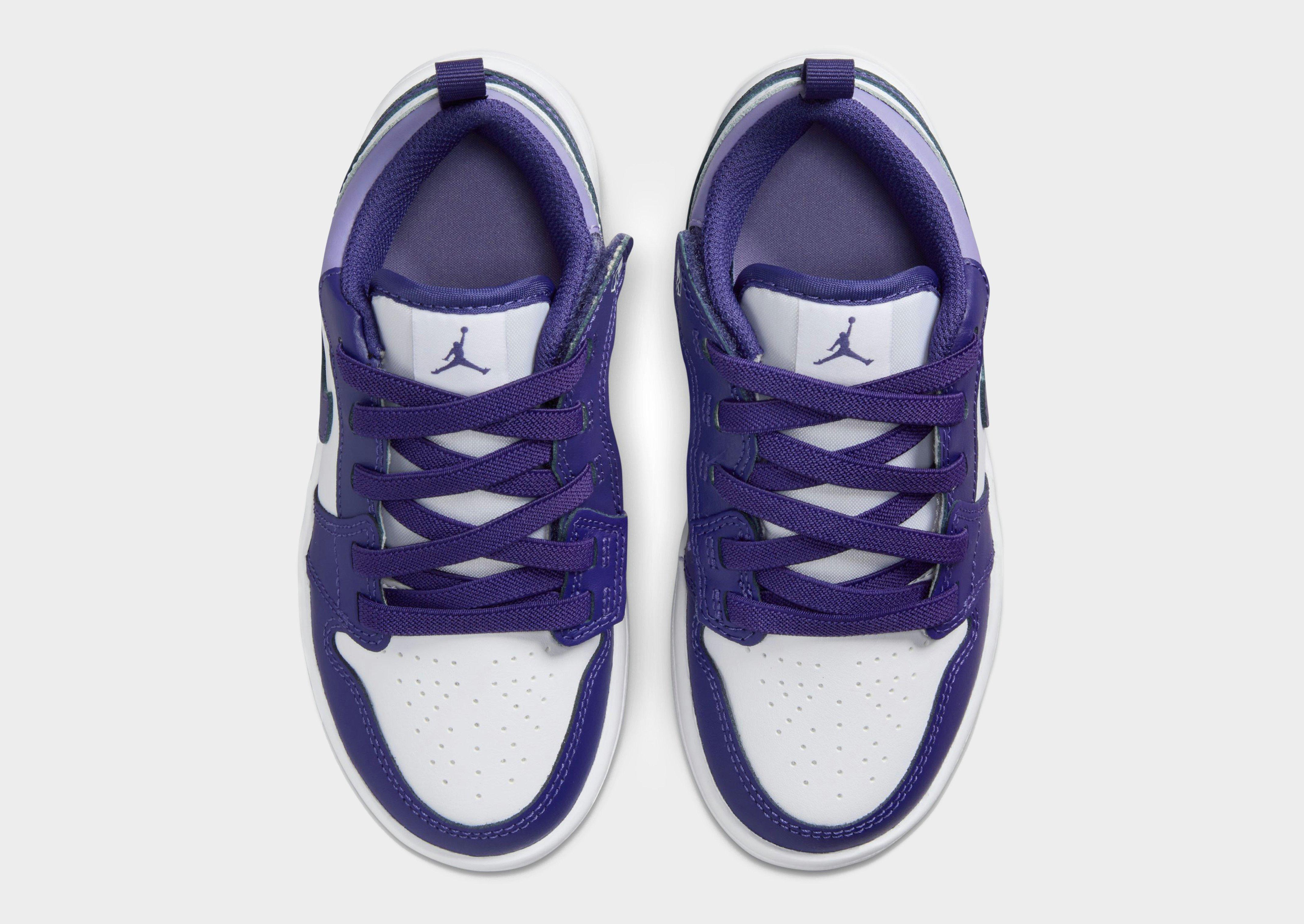 jordan 1 low white and purple