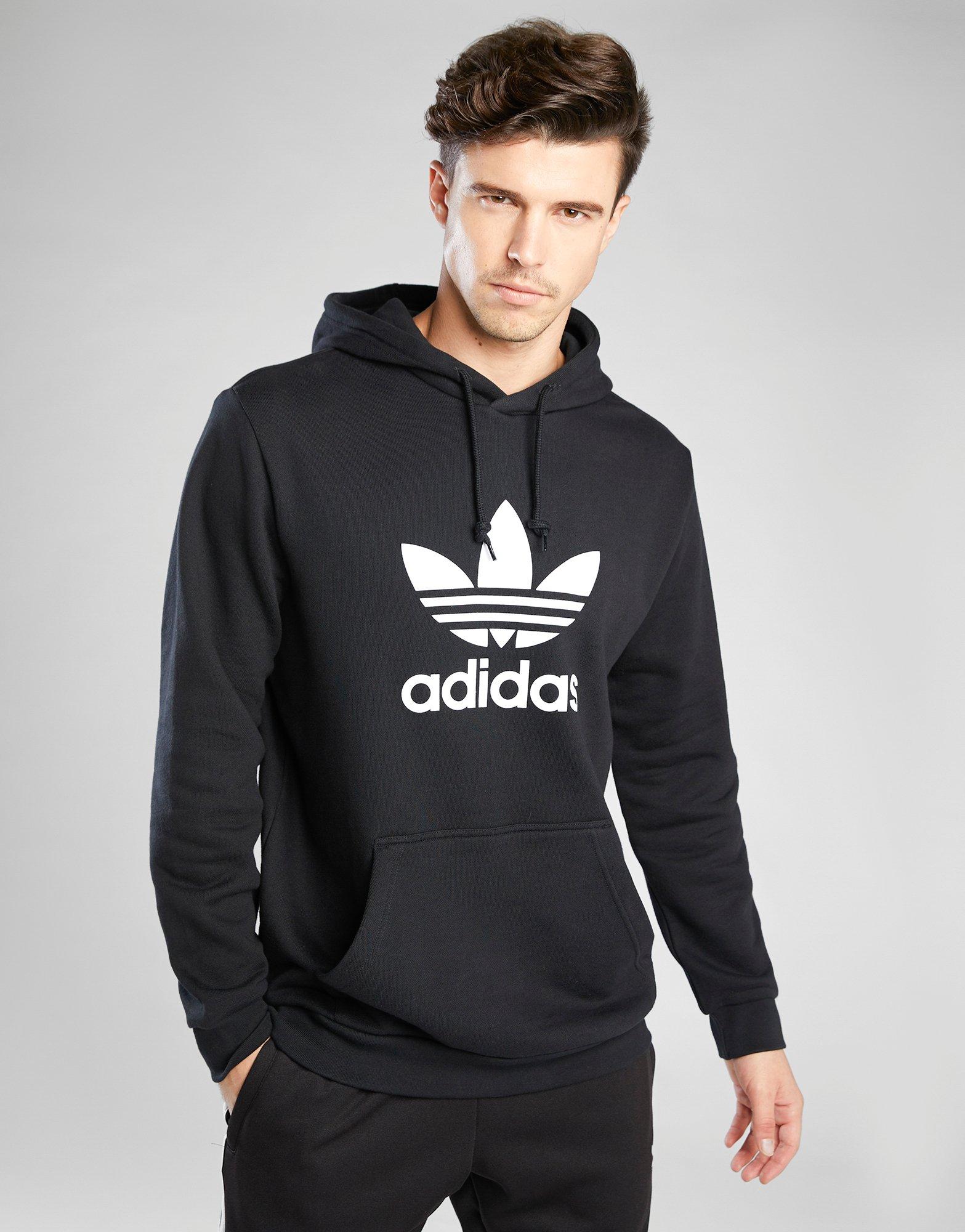 adidas originals adicolor cotton trefoil hoodie