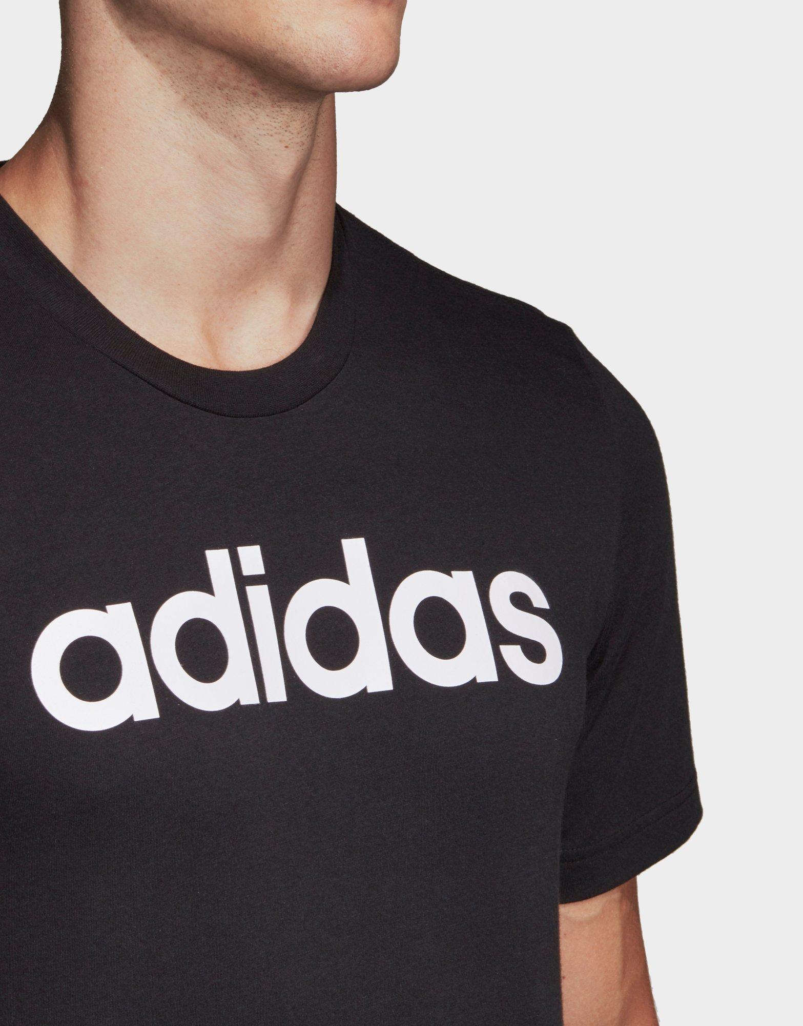 adidas linear logo t shirt