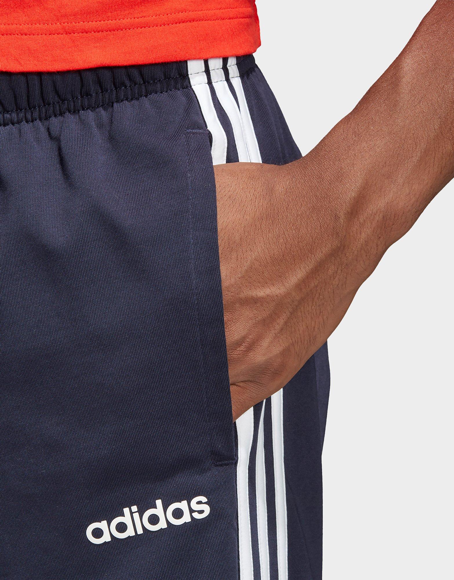 mens adidas open hem tracksuit bottoms