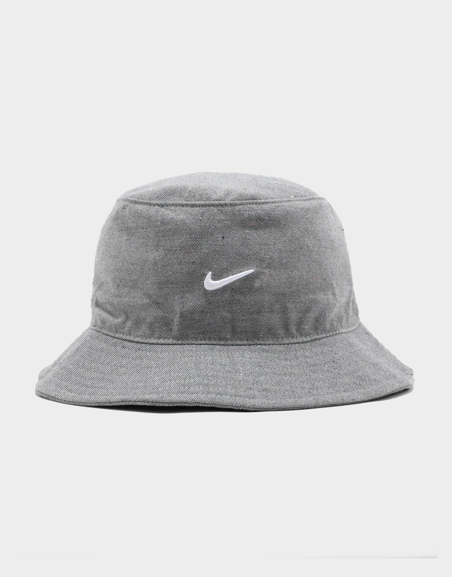 nike grey bucket hat