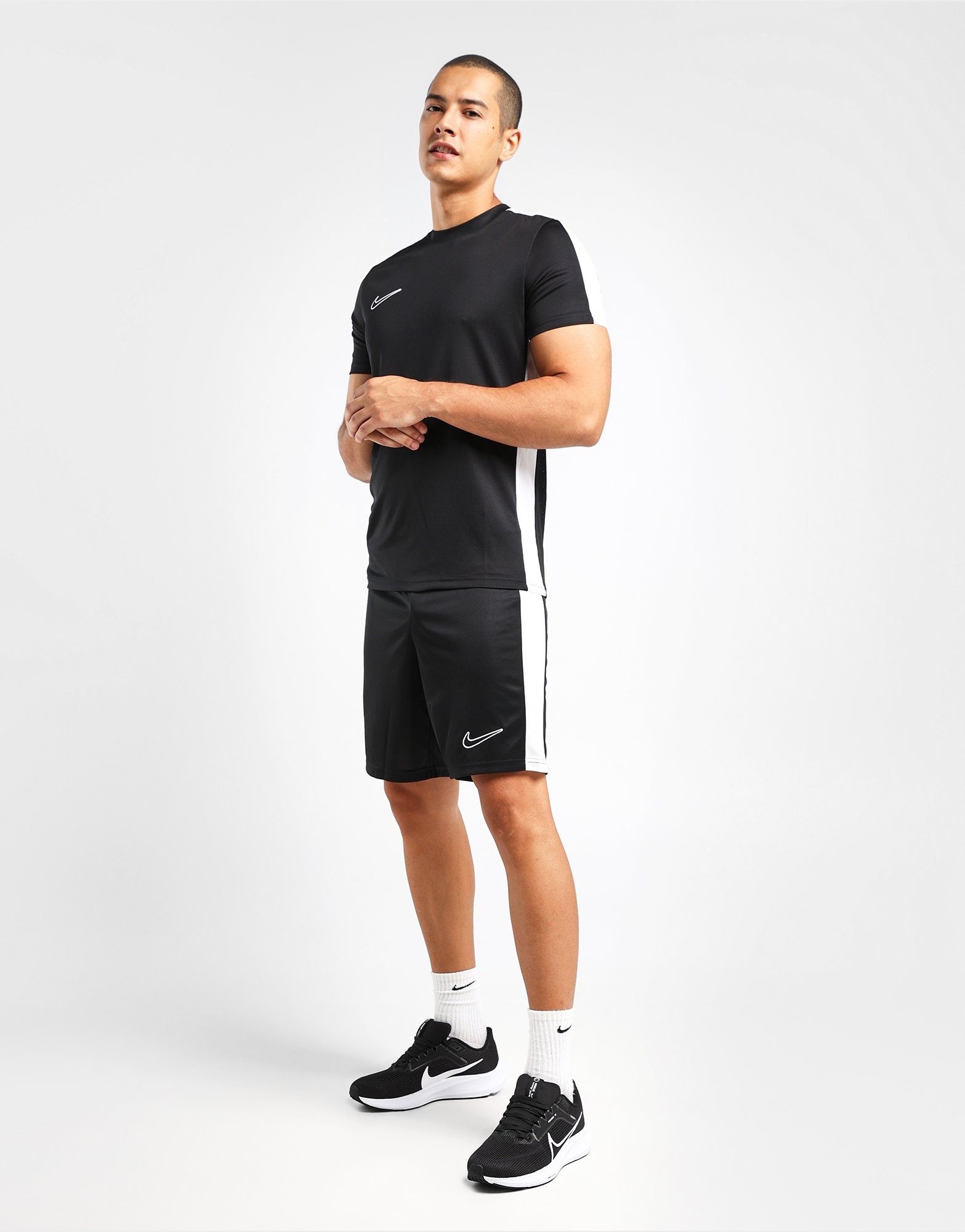 Black Nike Dri-FIT Academy Soccer Shorts - JD Sports Singapore