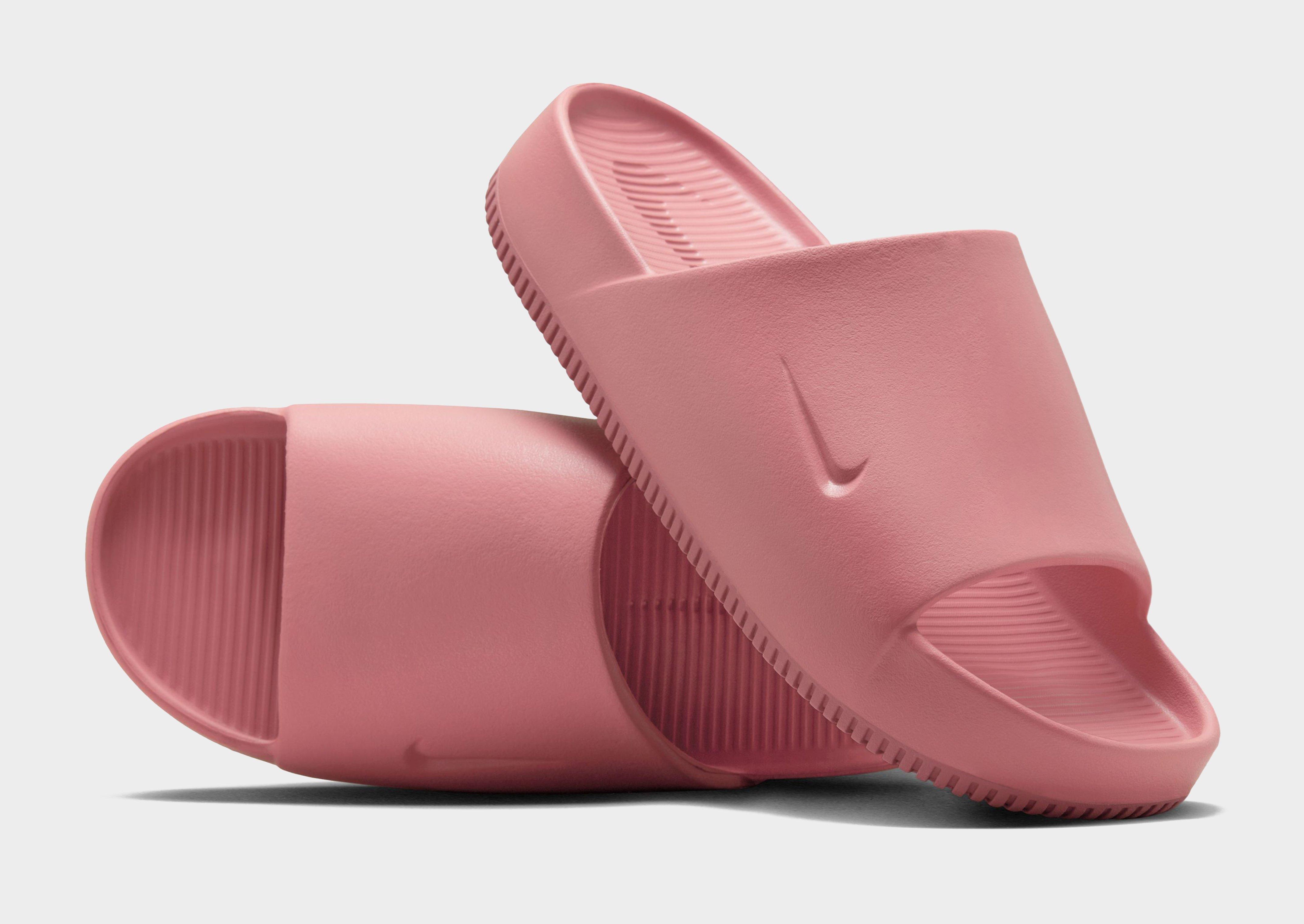 Nike slides womens pink deals