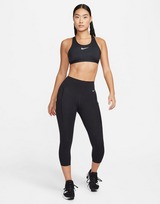 Nike สปอร์ตบราผู้หญิง Swoosh High Support Non-Padded Adjustable