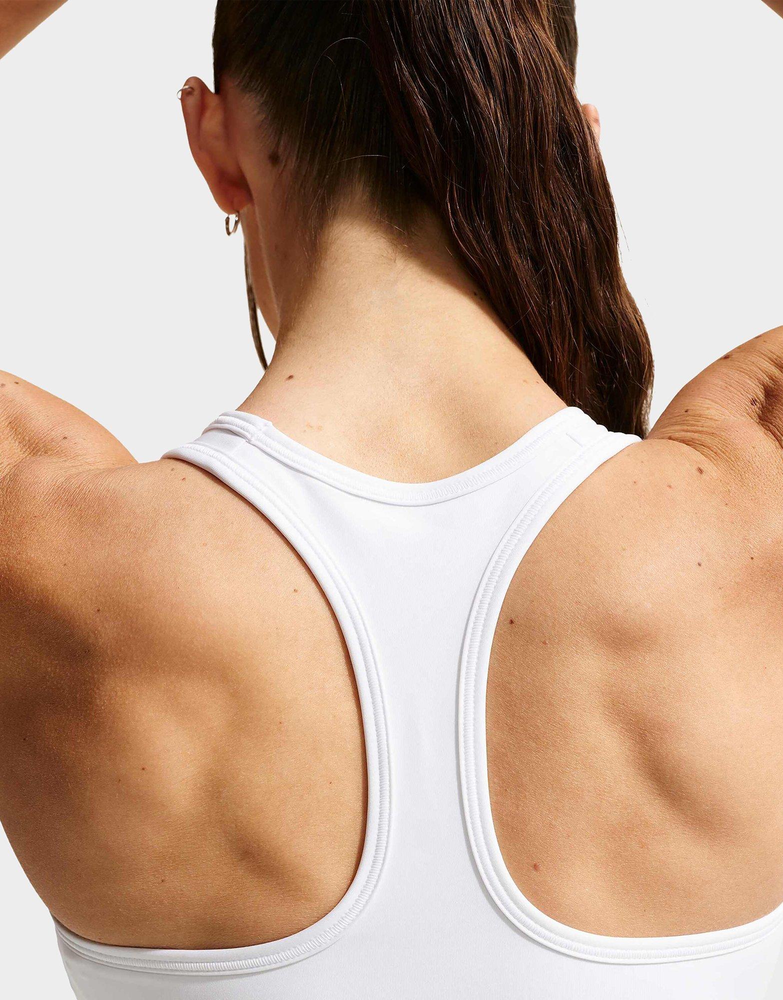 Nike Padded sport-bh met medium ondersteuning Swoosh