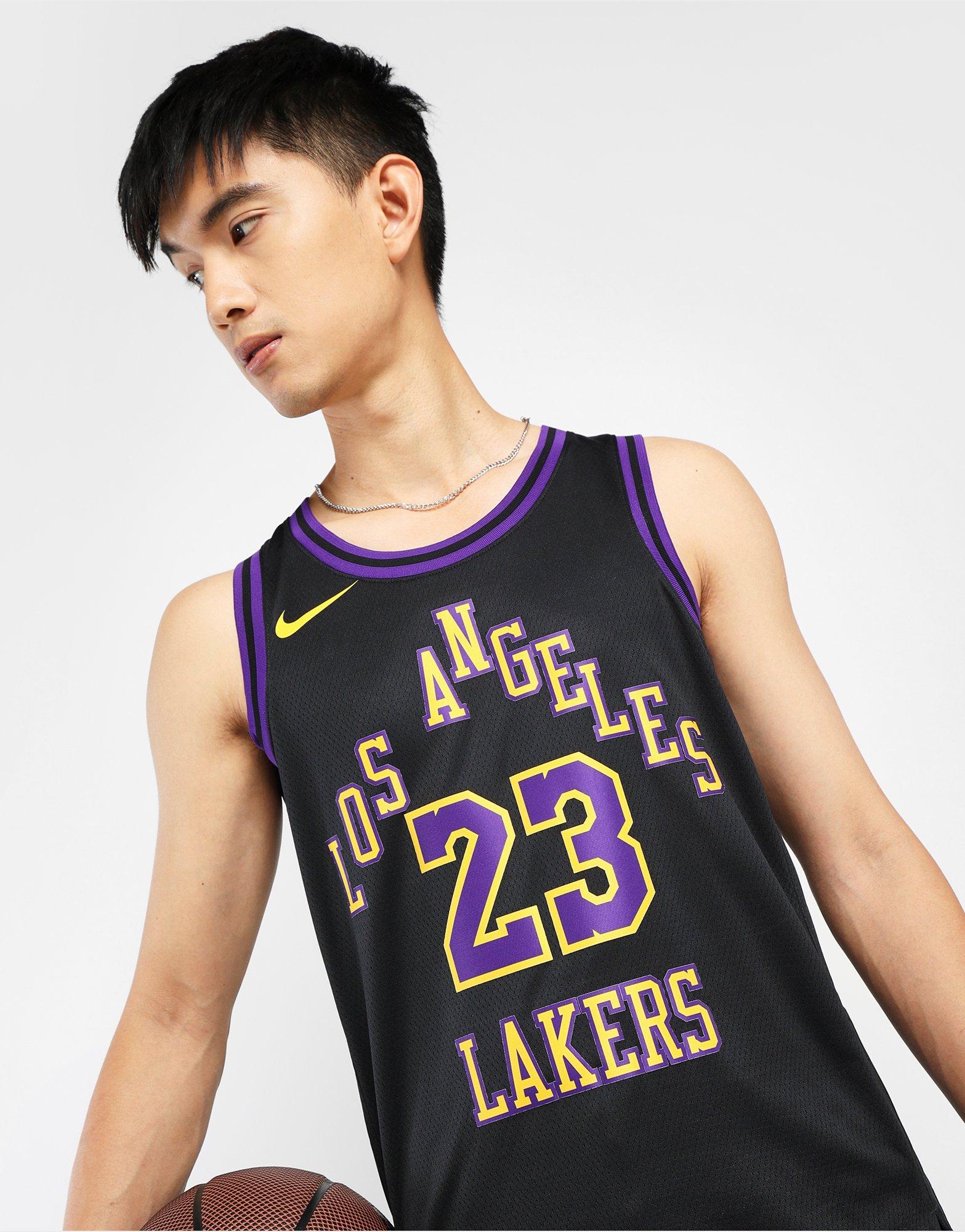 Nike NBA LA Lakers James #23 Icon Jersey