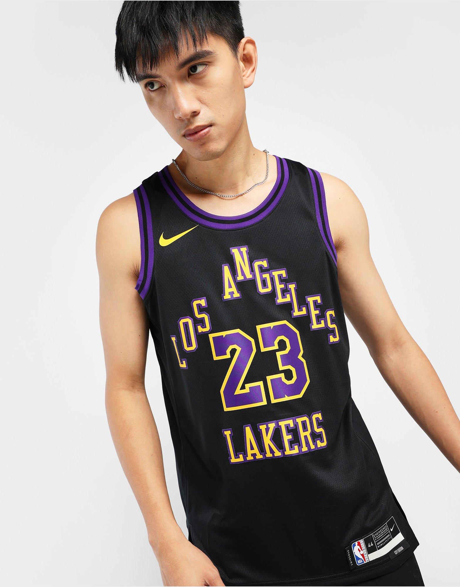 Nike NBA LA Lakers James #23 Icon Jersey