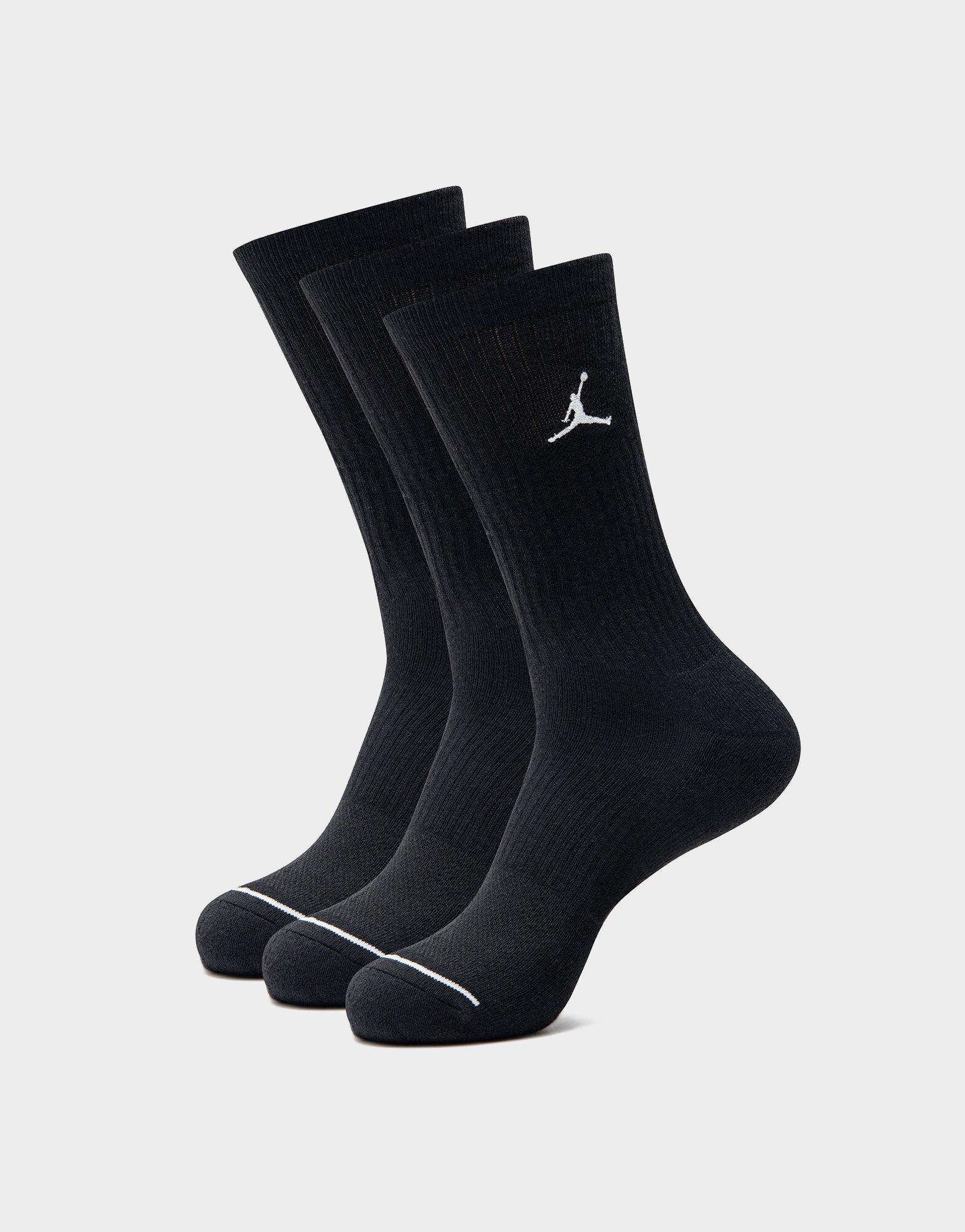 Black Jordan Air Socks 3 Pack - JD Sports NZ