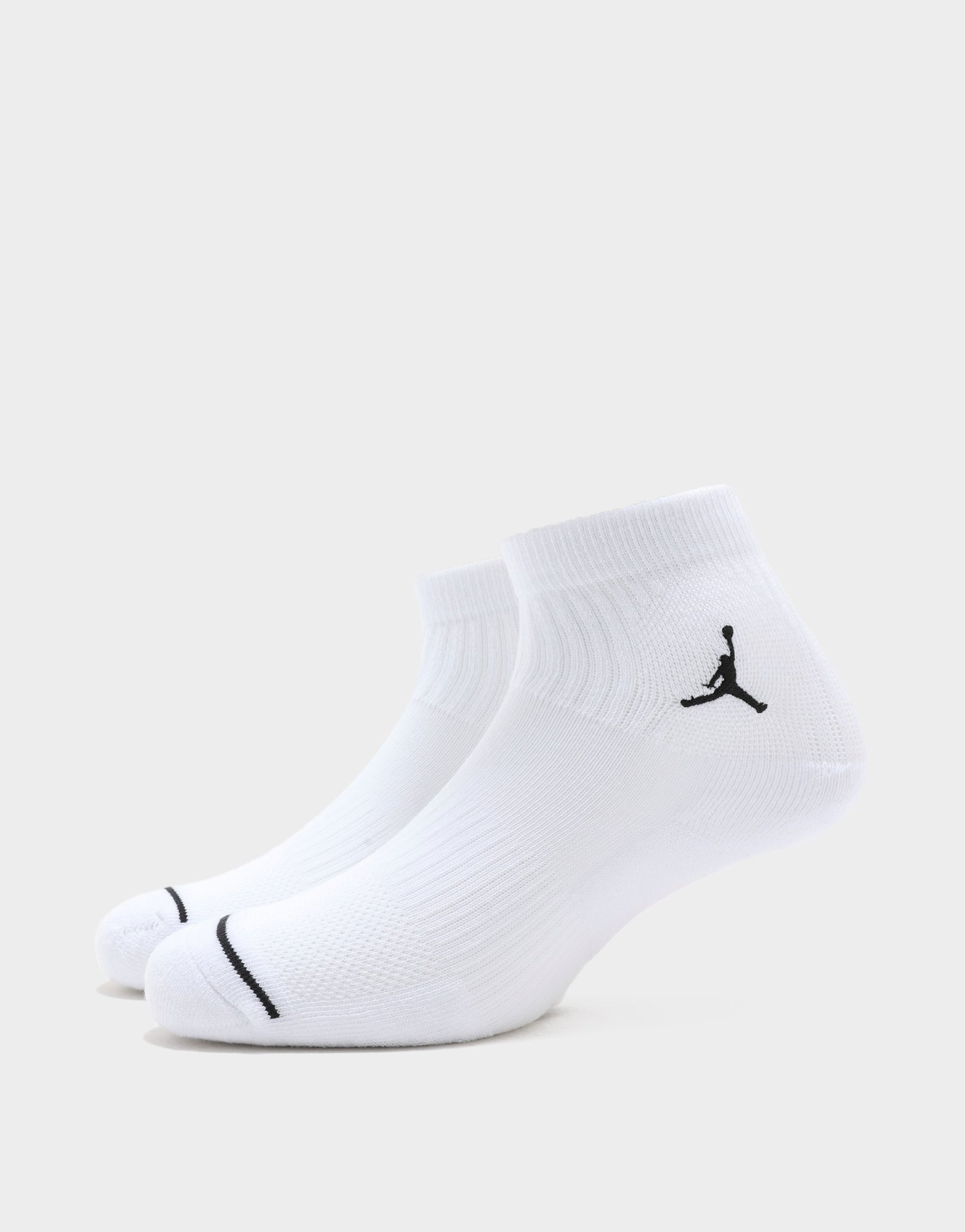 White Jordan Everyday Ankle Socks (3 Pairs) - JD Sports Singapore