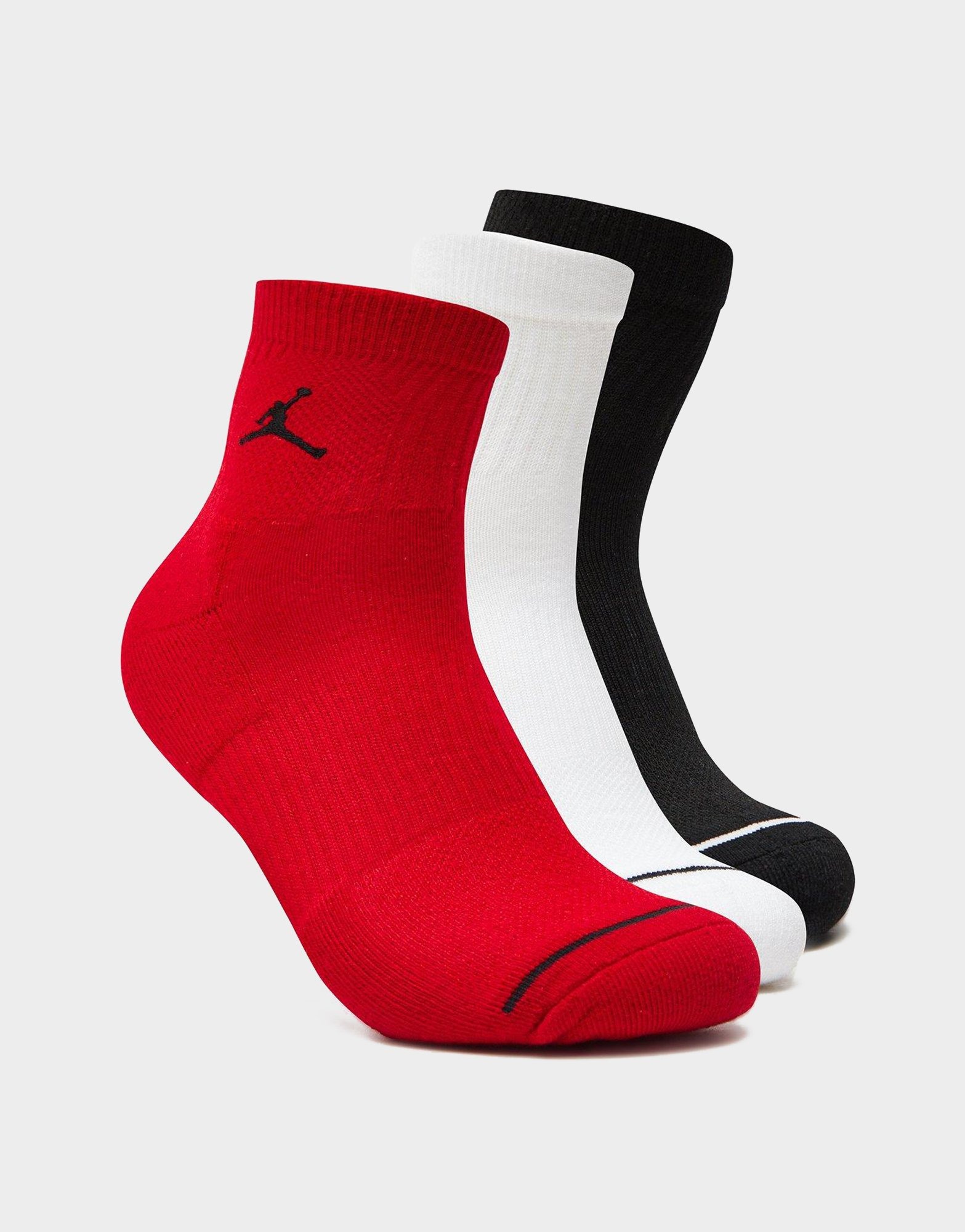 Multi Jordan Everyday Ankle Socks (3 Pairs) - JD Sports Singapore