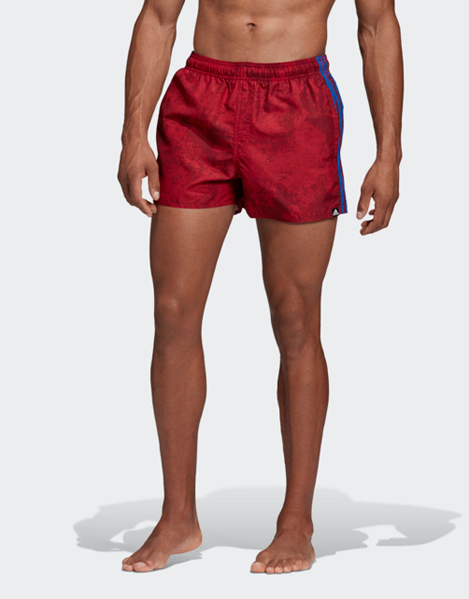 adidas Performance 3Stripes Allover Print Swim Shorts JD Sports