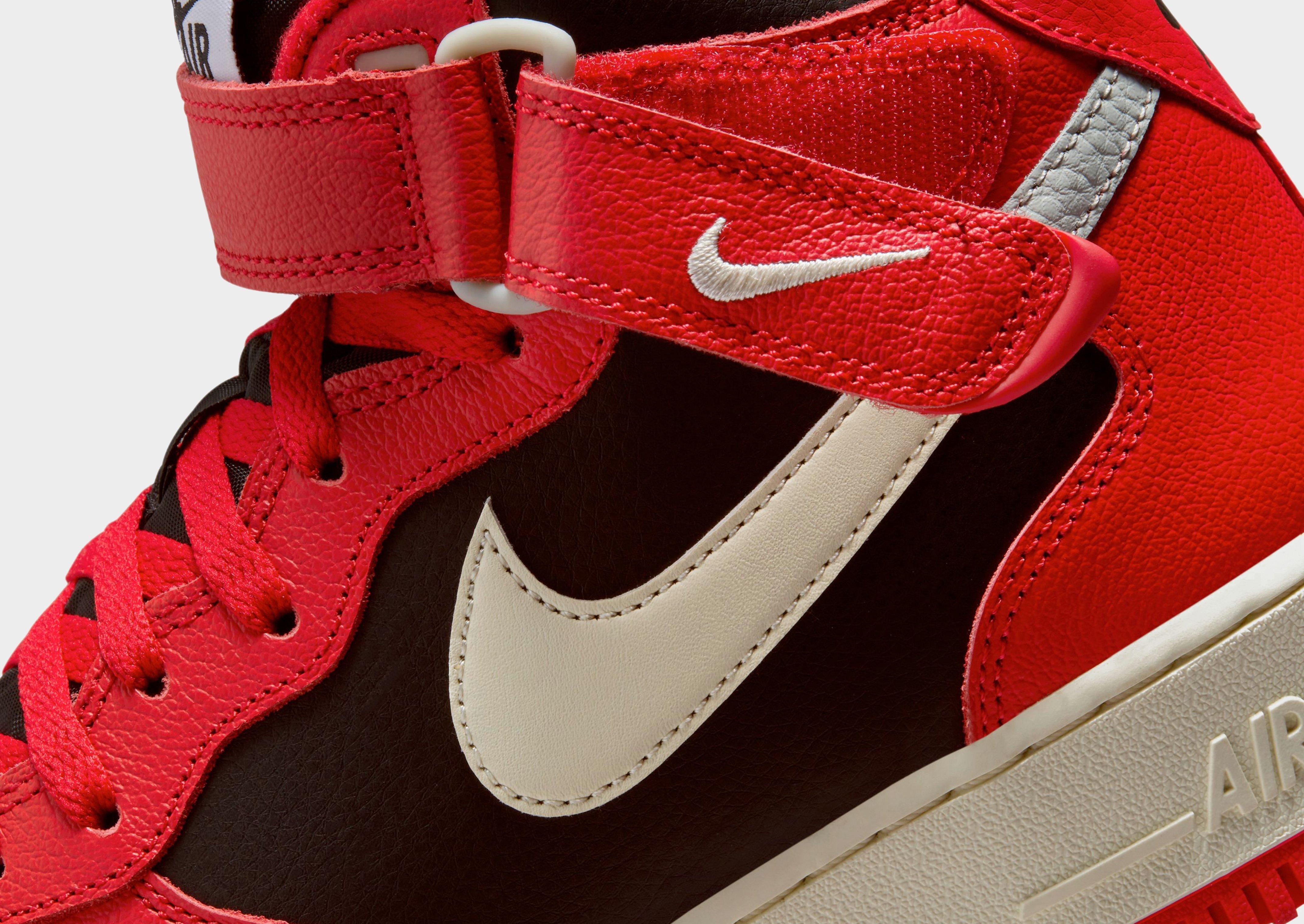 Nike Air Force 1 Mid '07 LV8 University Red White 804609-605 