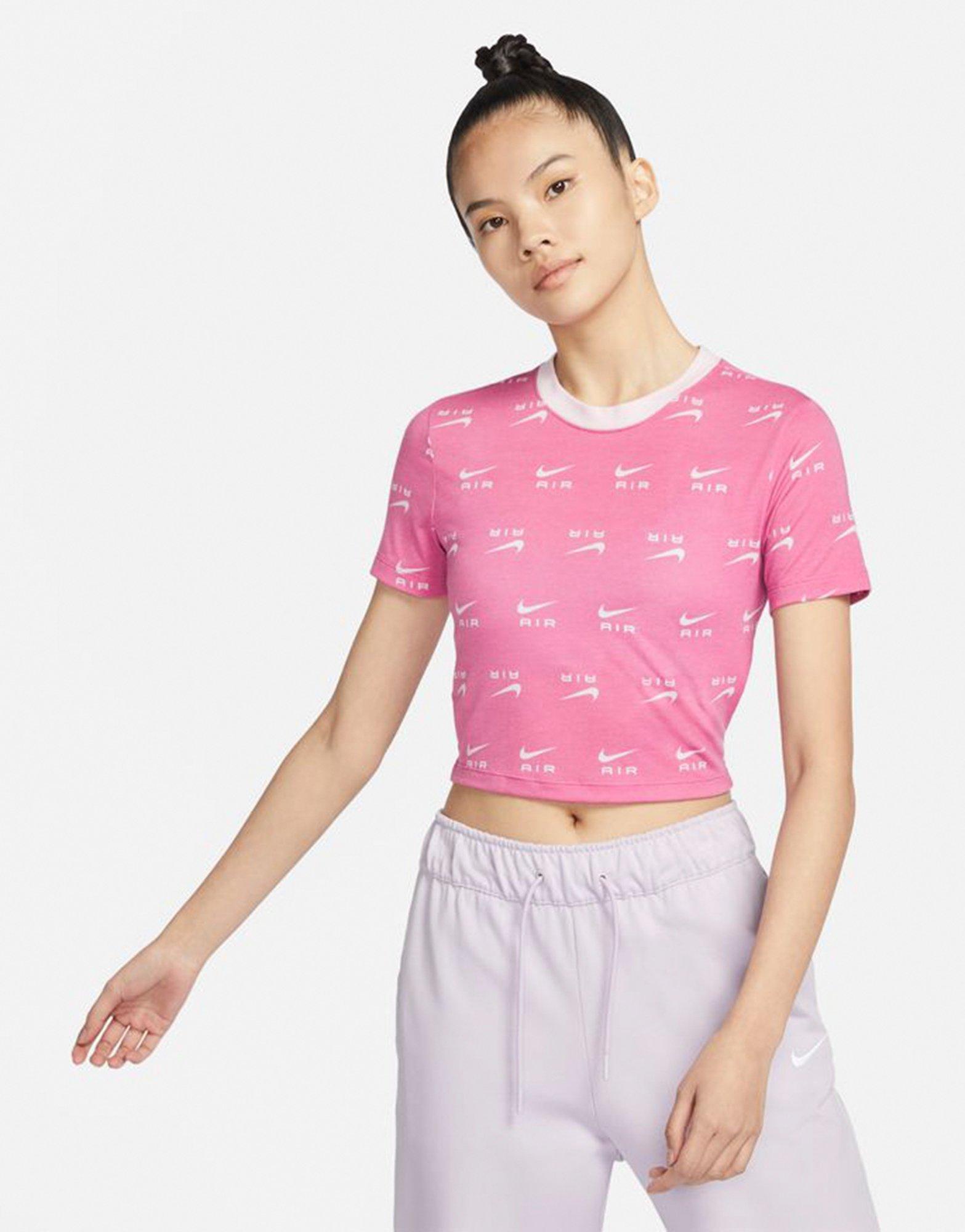 Tog Blind kandidat Purple Nike Air Slim-Fit Printed Crop T-Shirt Women's | JD Sports Malaysia