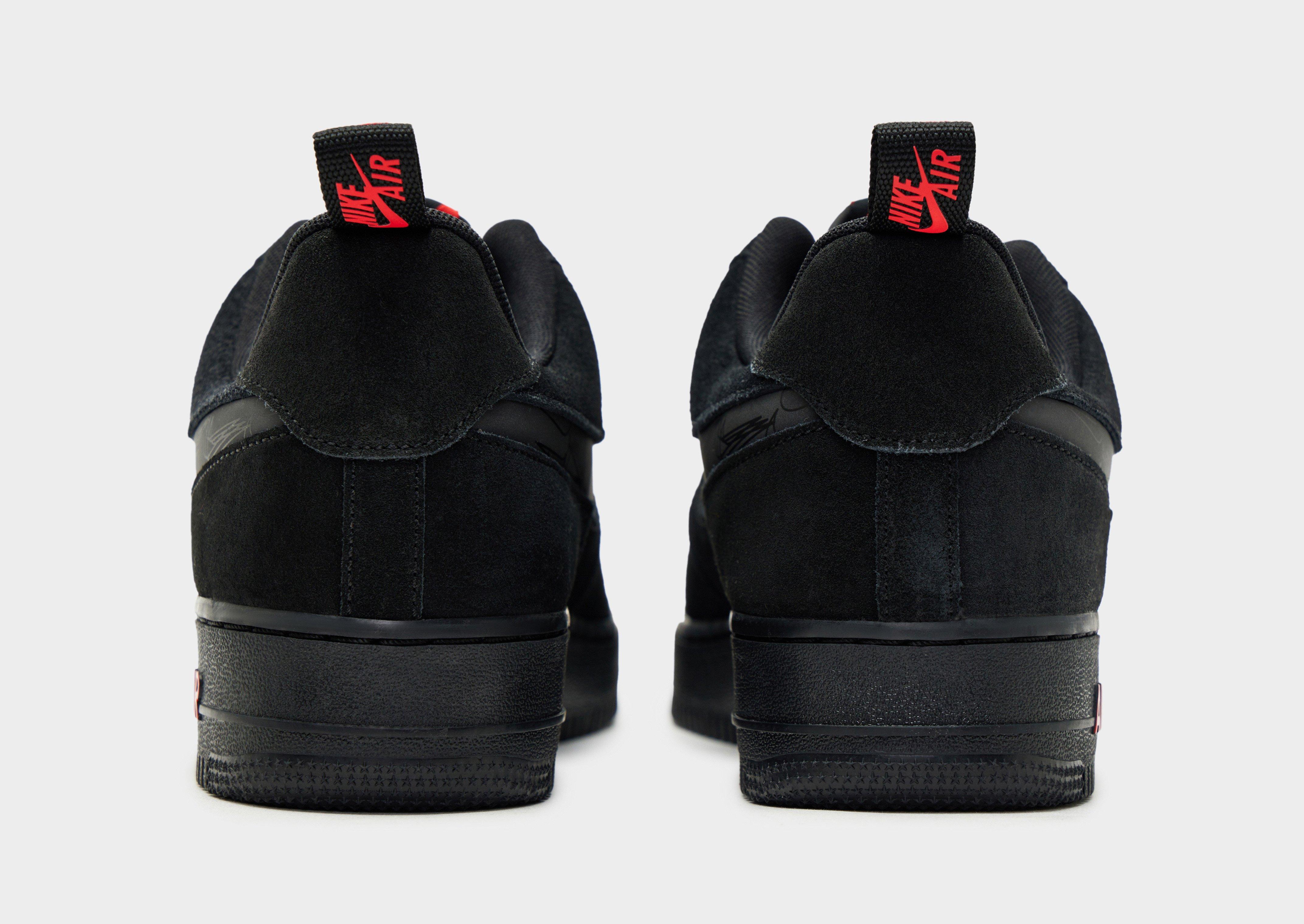 Nike air force 1 best sale 07 lv8 black suede