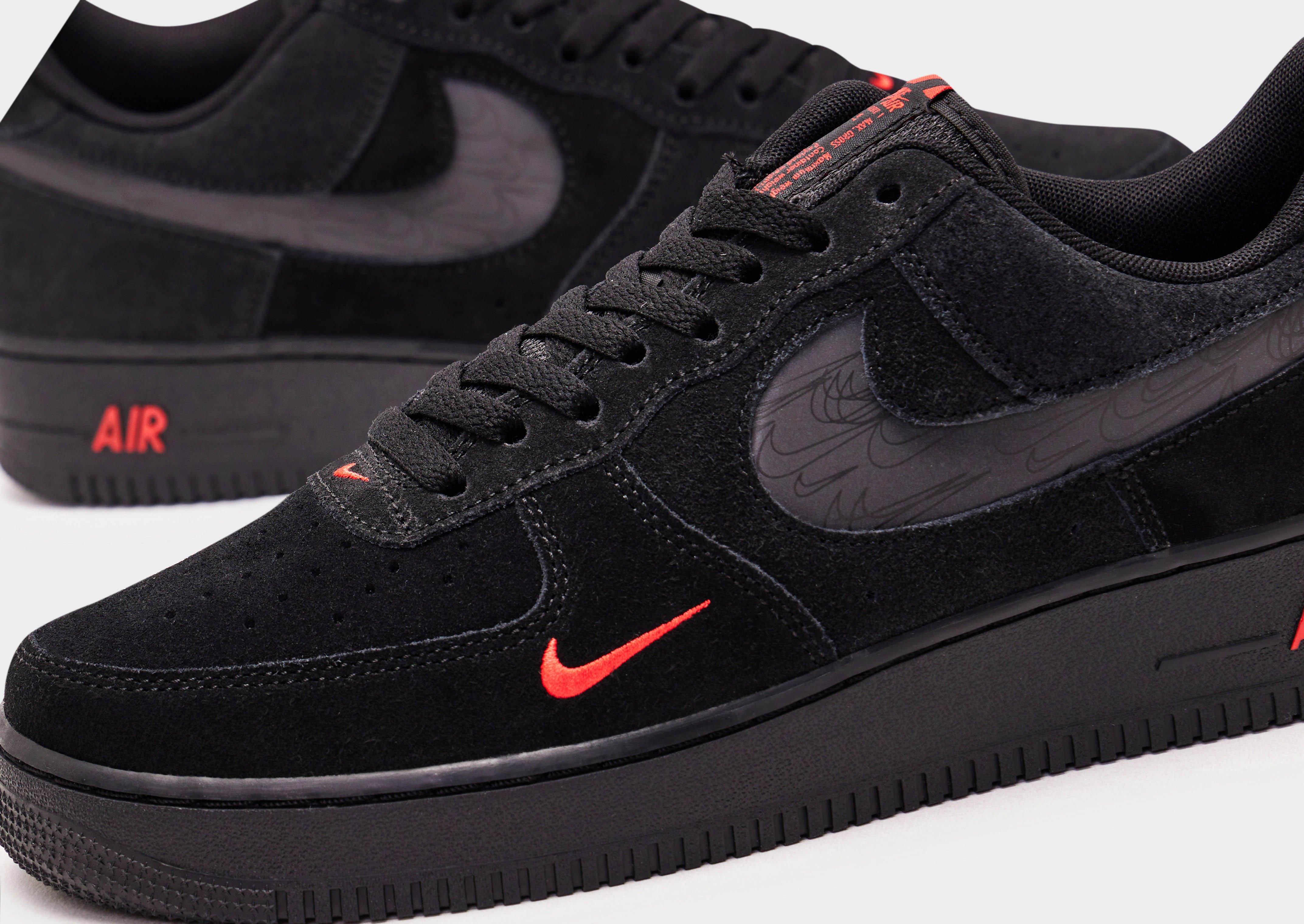 Nike air force on sale black sports direct