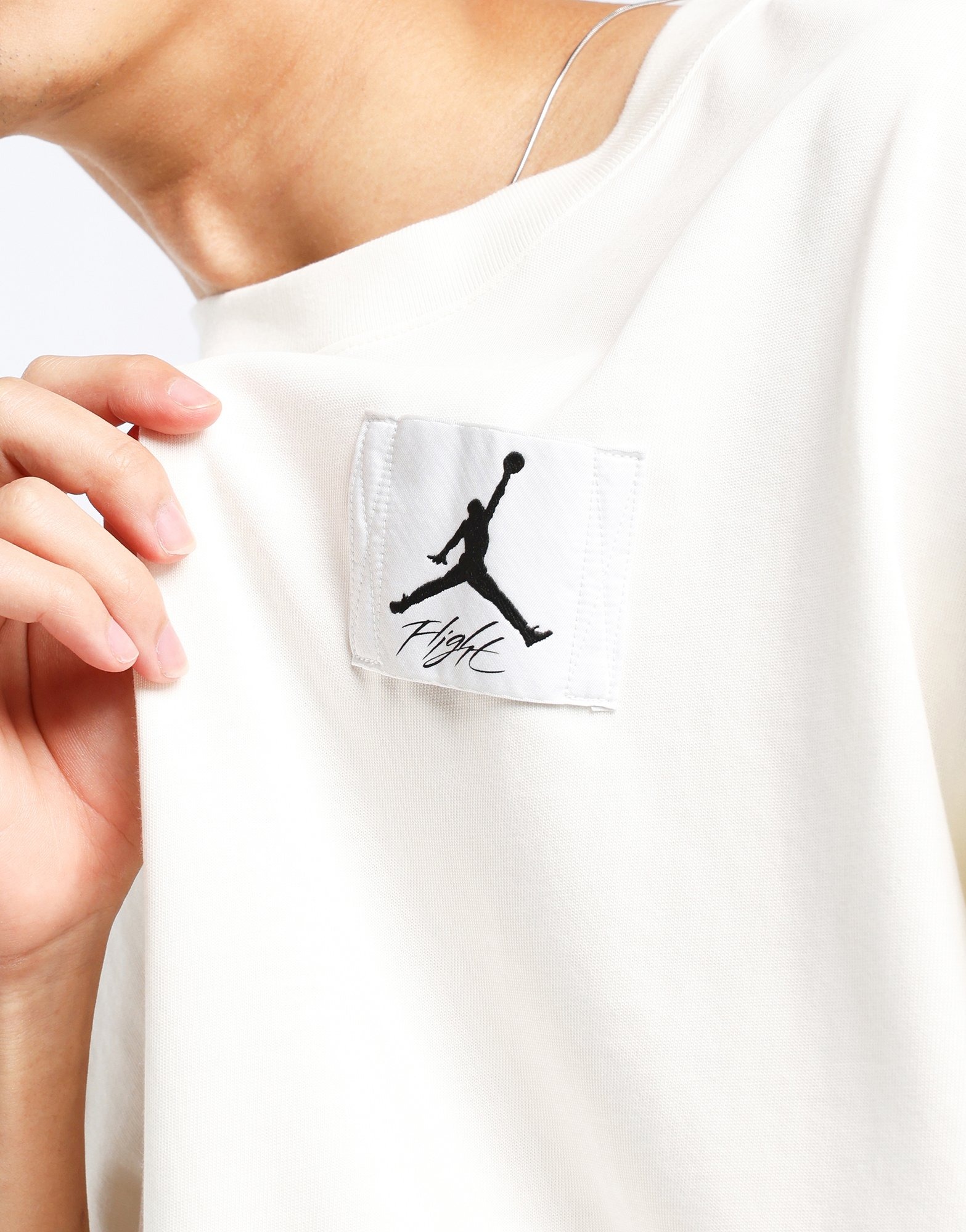 White Jordan Flight Essentials Oversized T-Shirt | JD Sports Malaysia