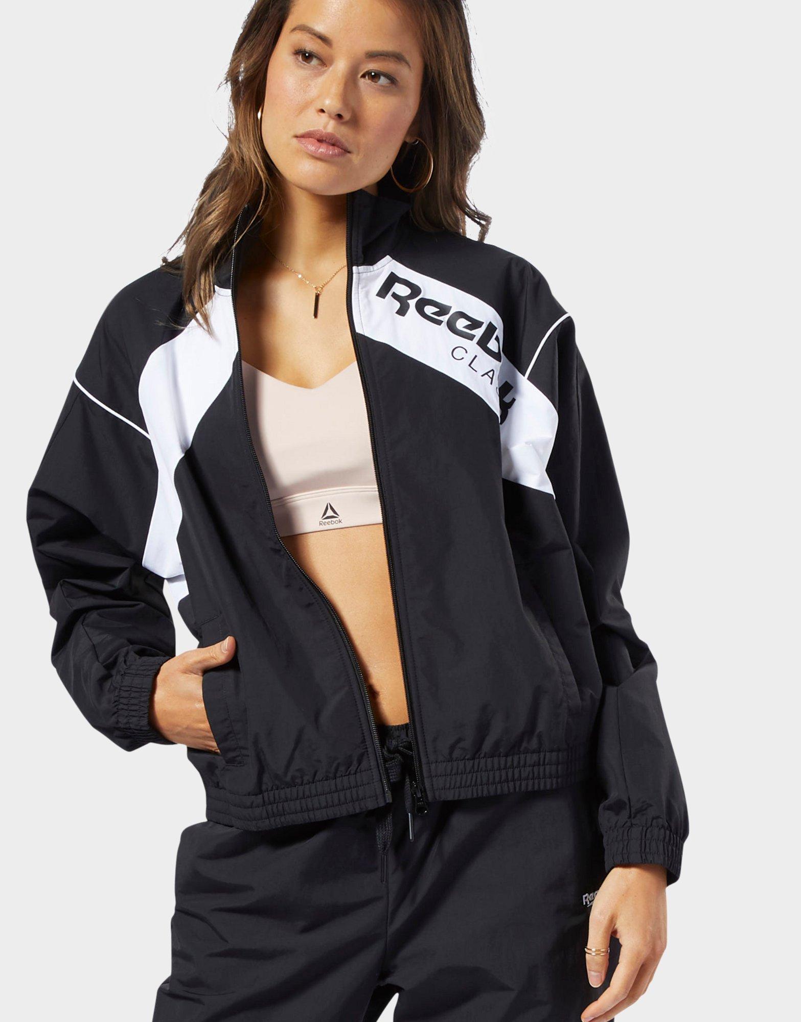 reebok track jacket women's