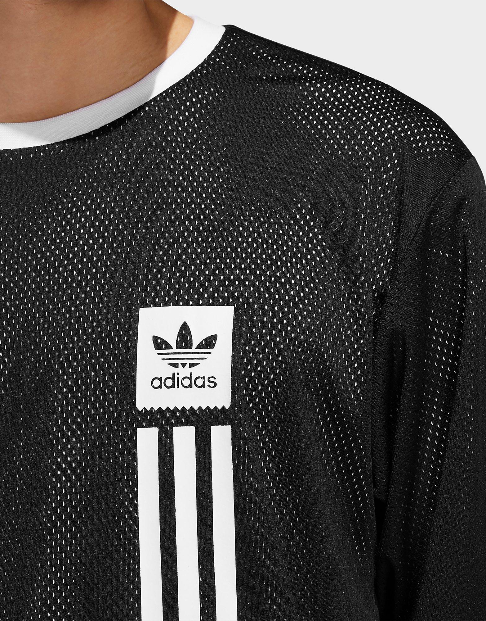 adidas originals side tape long sleeve tee