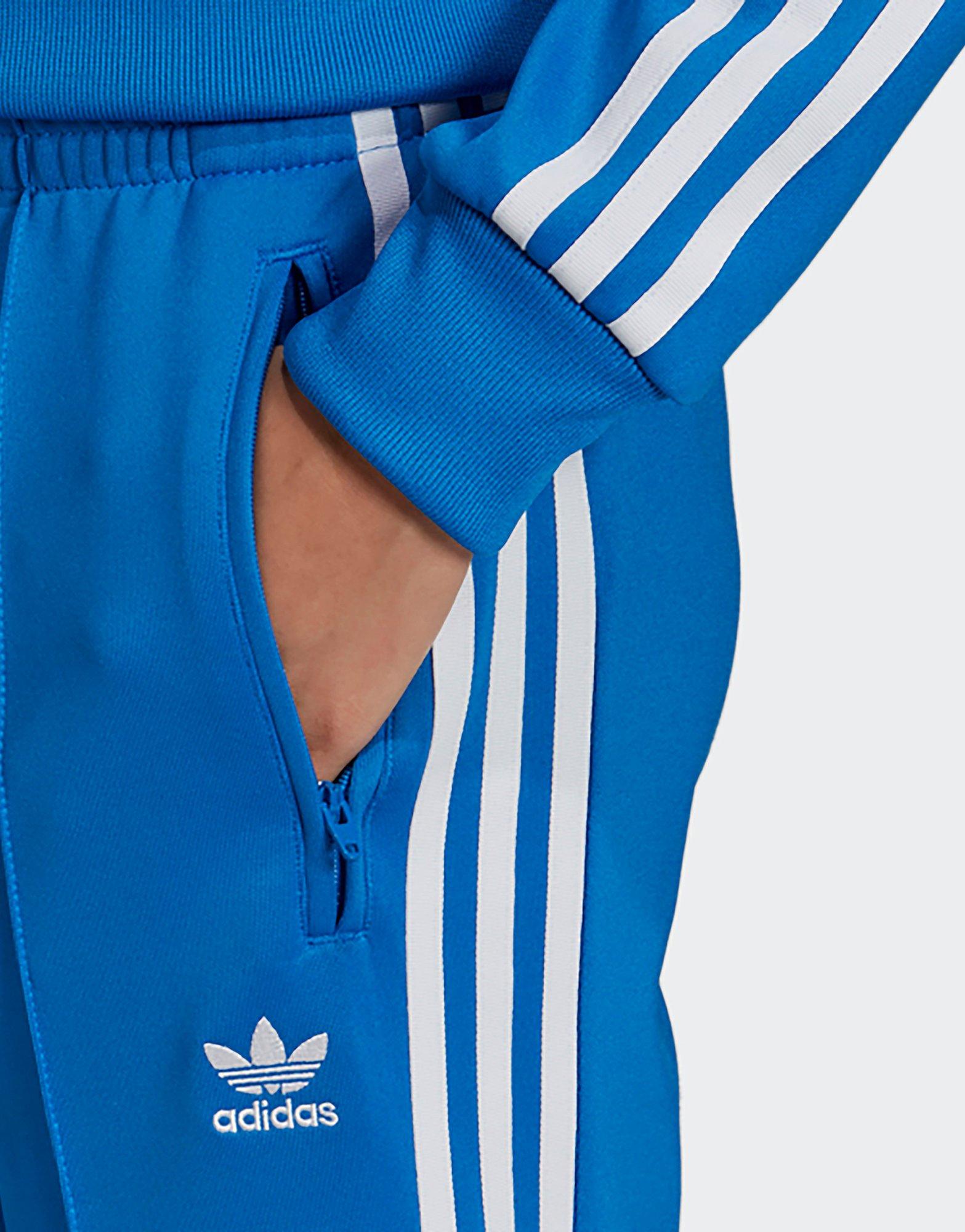 adidas sst tracksuit blue