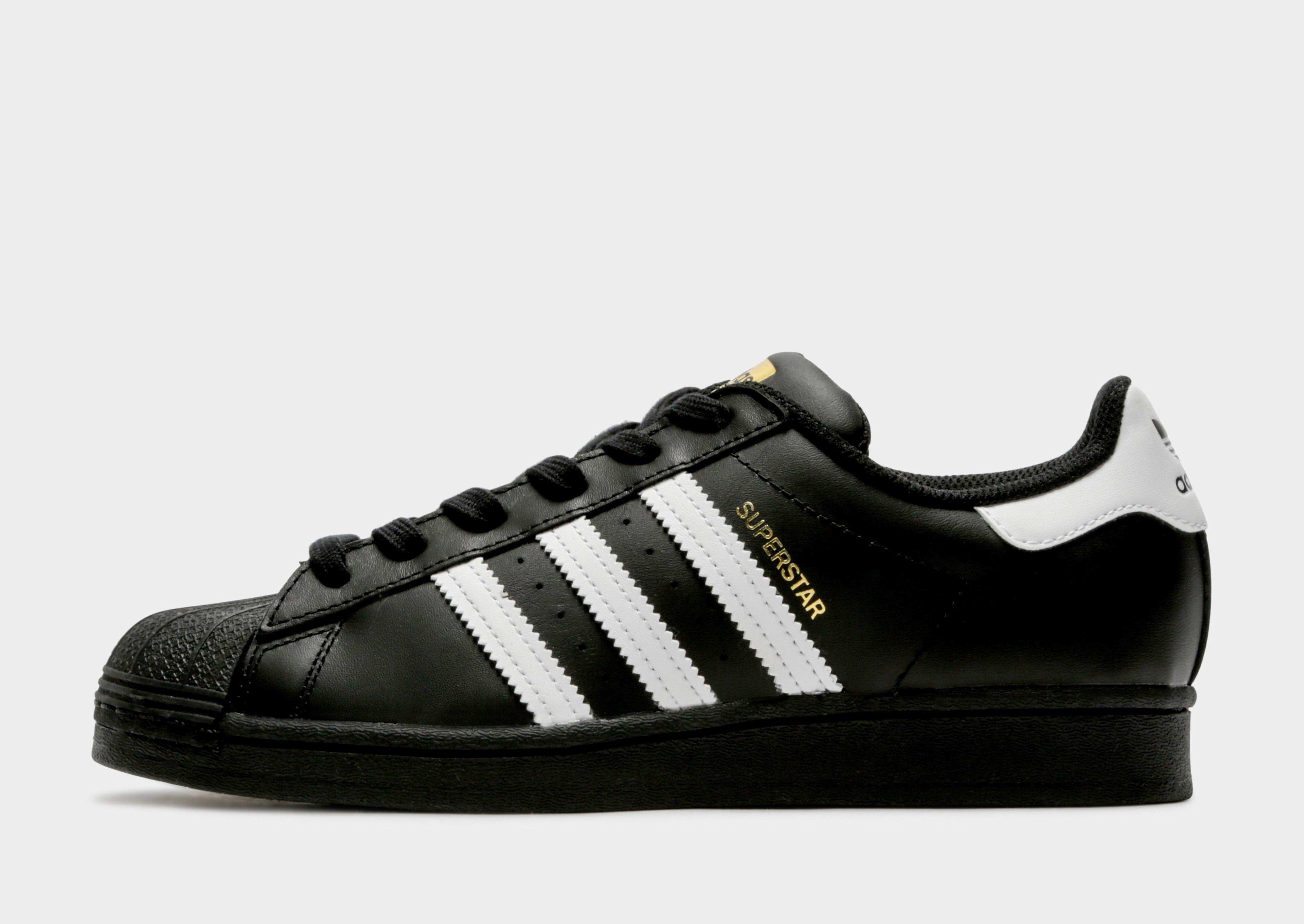 Black adidas Originals Superstar Junior's - JD Sports