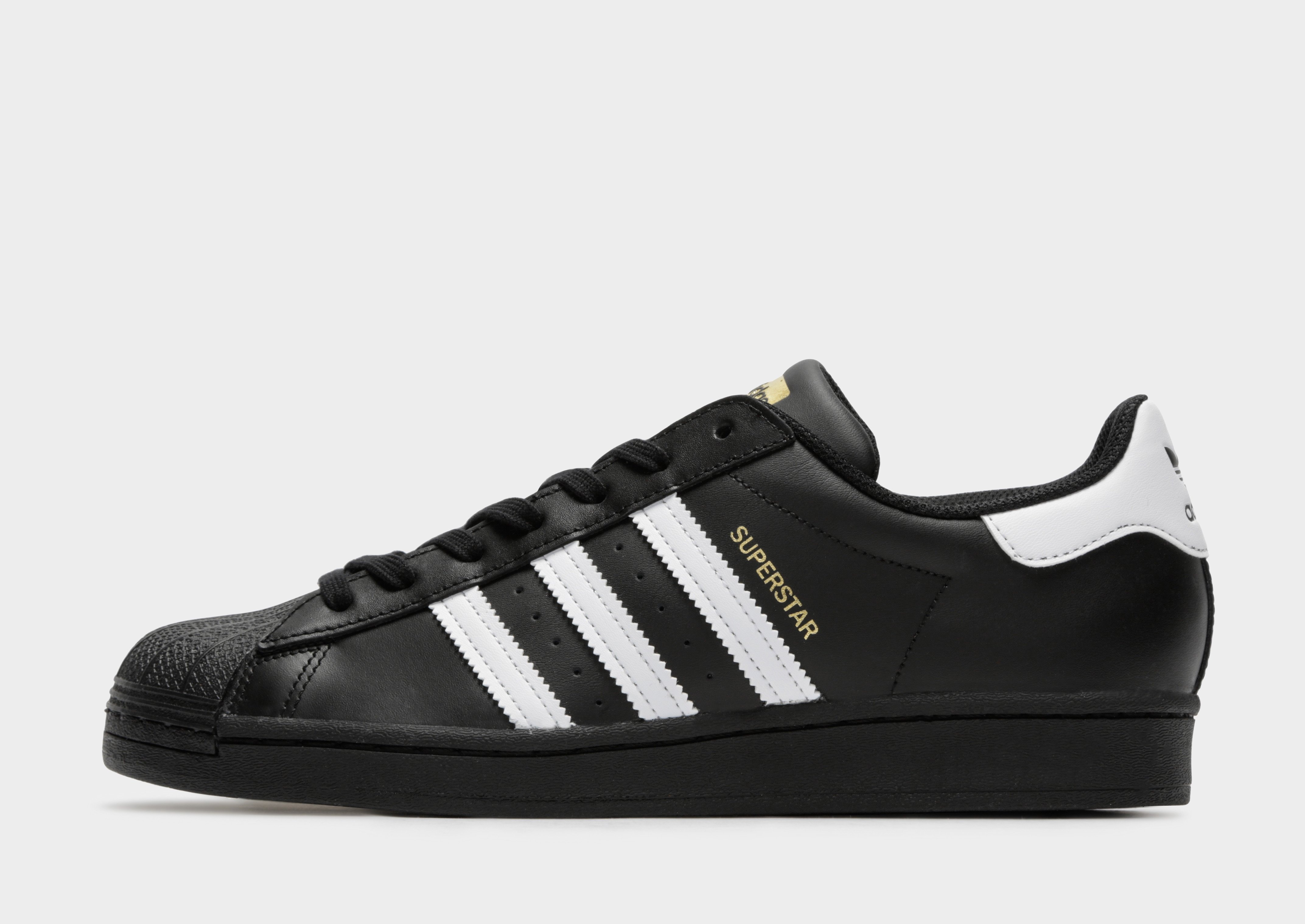 Black adidas Originals Superstar JD Sports