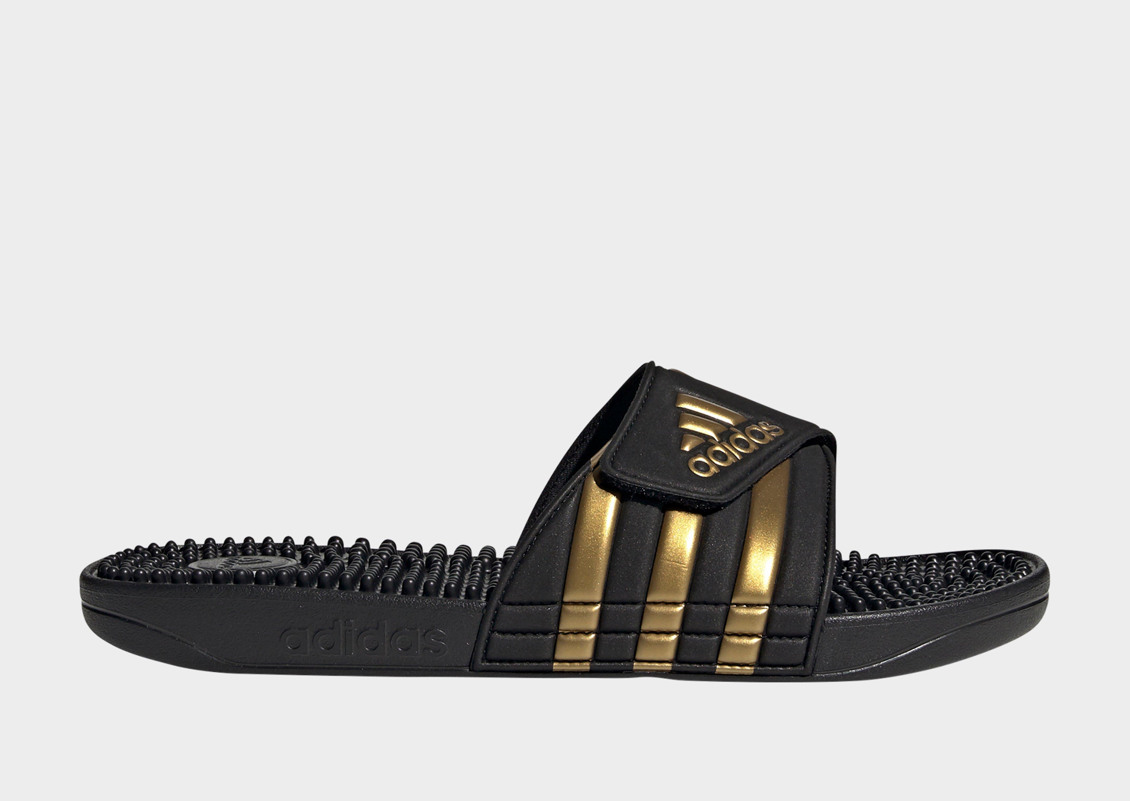 Black adidas Adissage Slides JD Sports UK