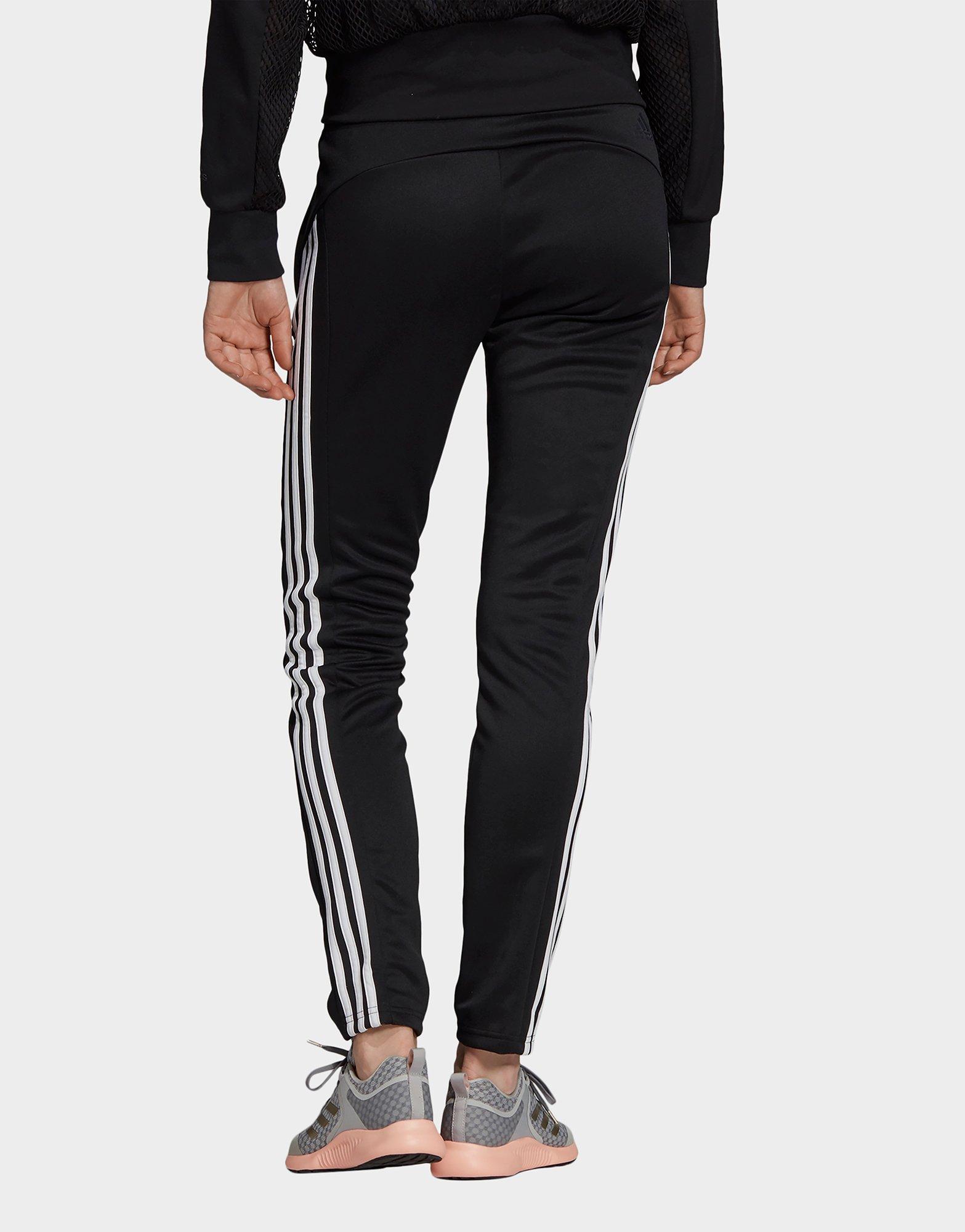 adidas 3 stripe skinny joggers