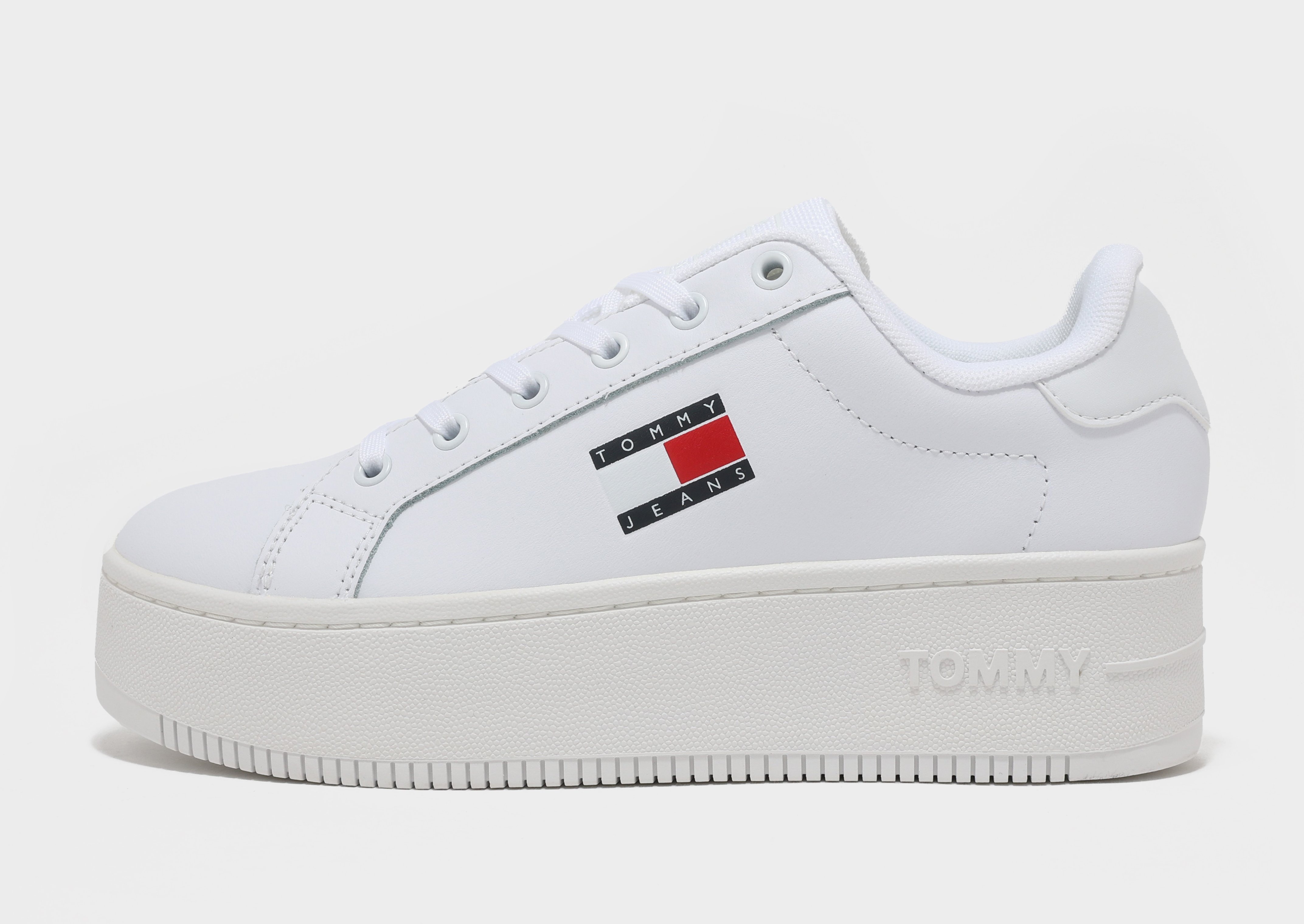 White Tommy Hilfiger Flatform Essential Women's | JD Sports Malaysia