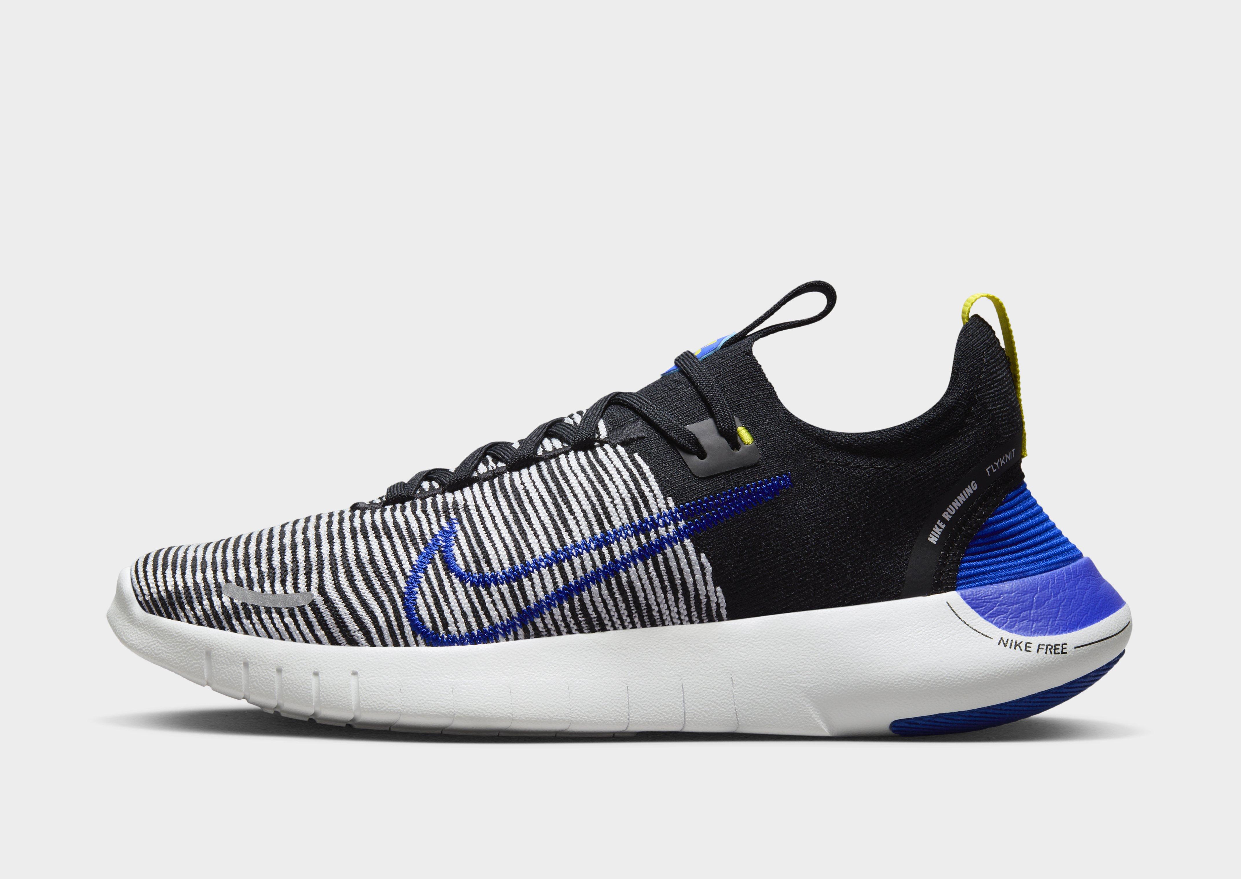 Nike free shop rn flyknit blue