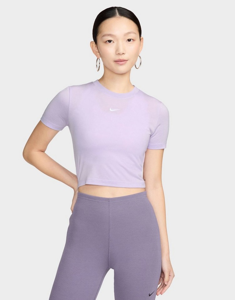 Nike Sportswear Essential Slim-Fit Crop T-Shirt Women's