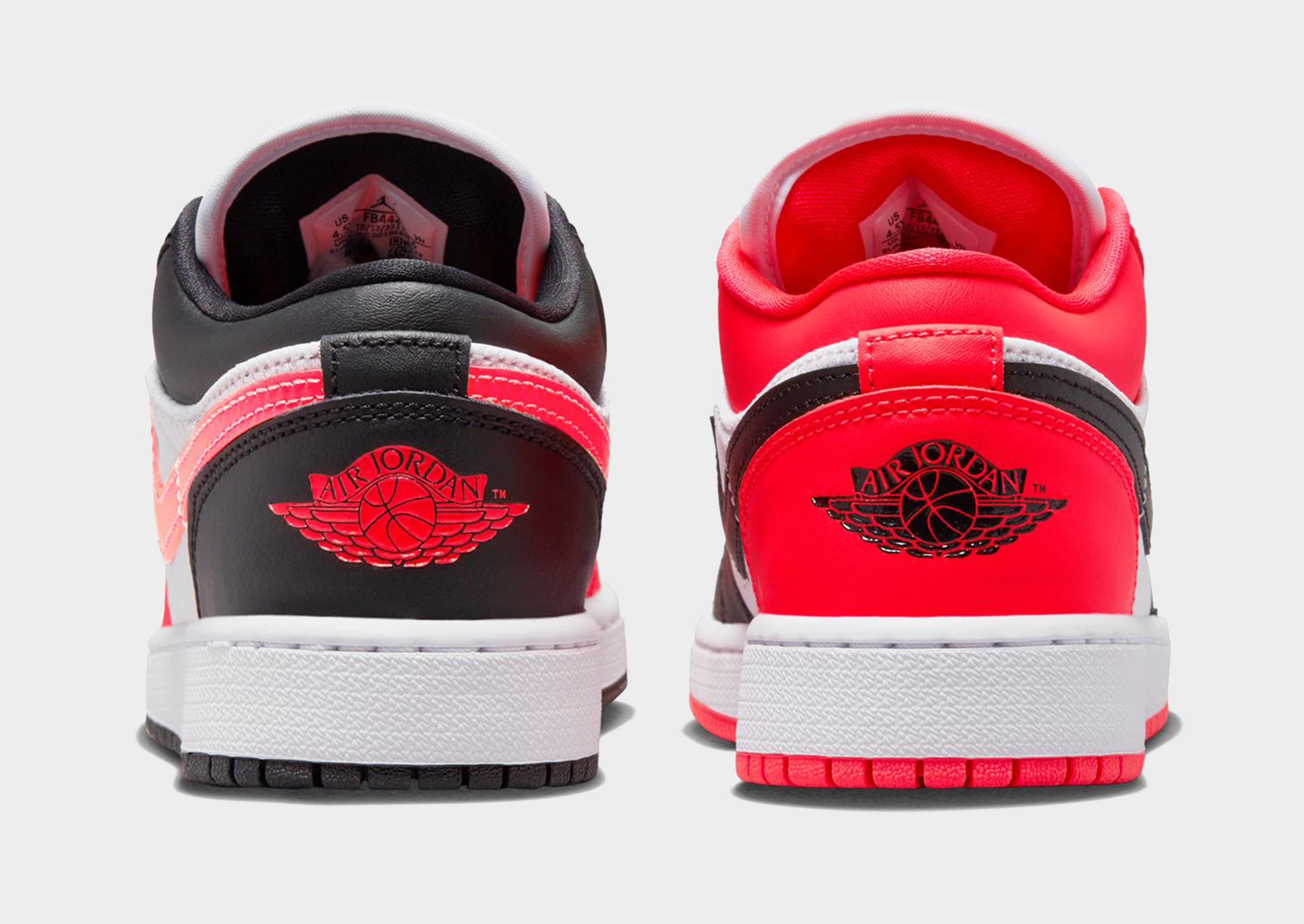 air jordan 1 low se red and black