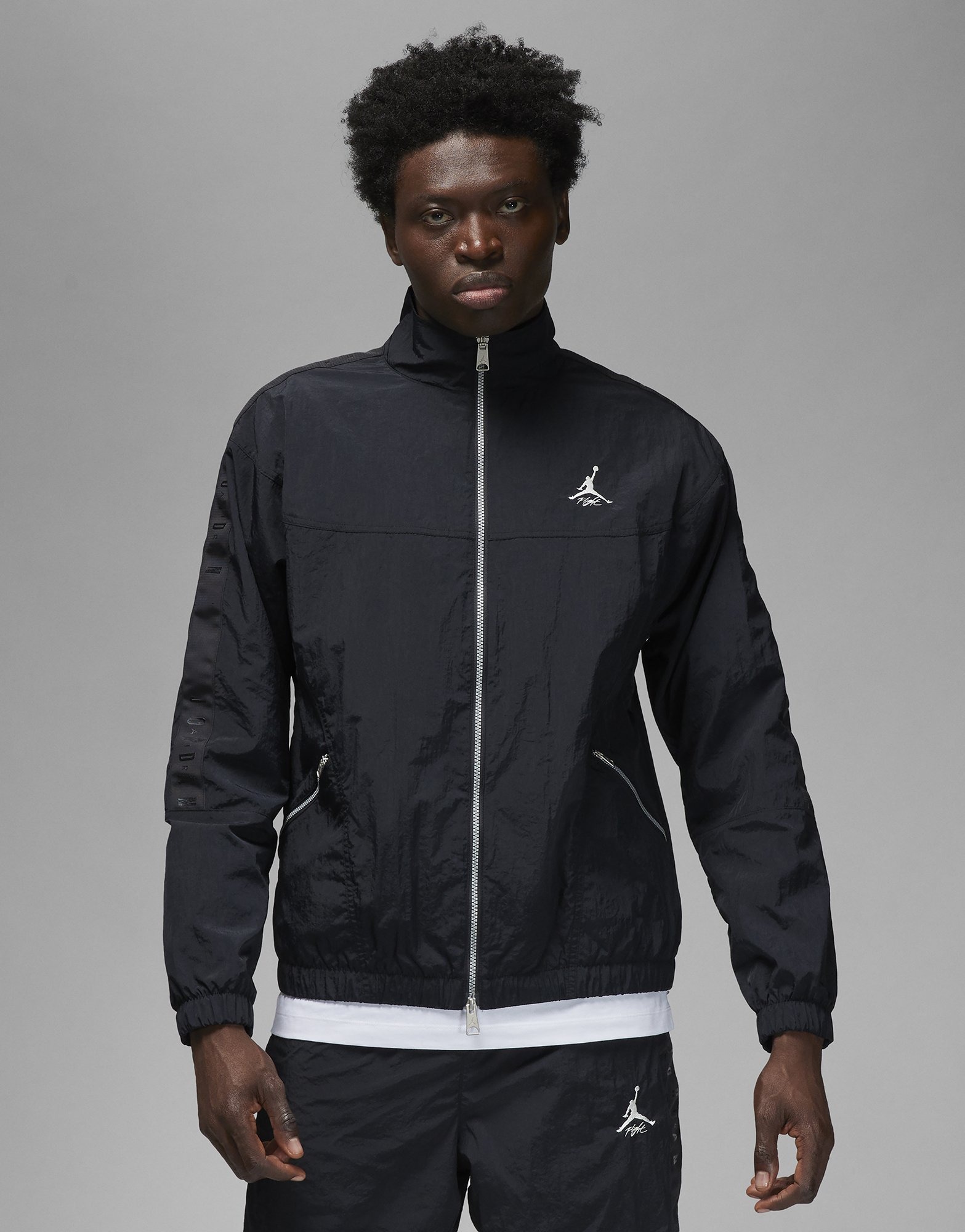 Black Jordan Essentials Lightweight Jacket | JD Sports UK