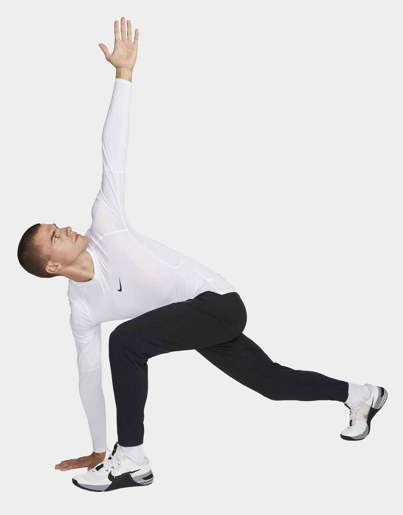 Nike Dri-FIT strakke fitnesstop met lange mouwen voor heren Pro