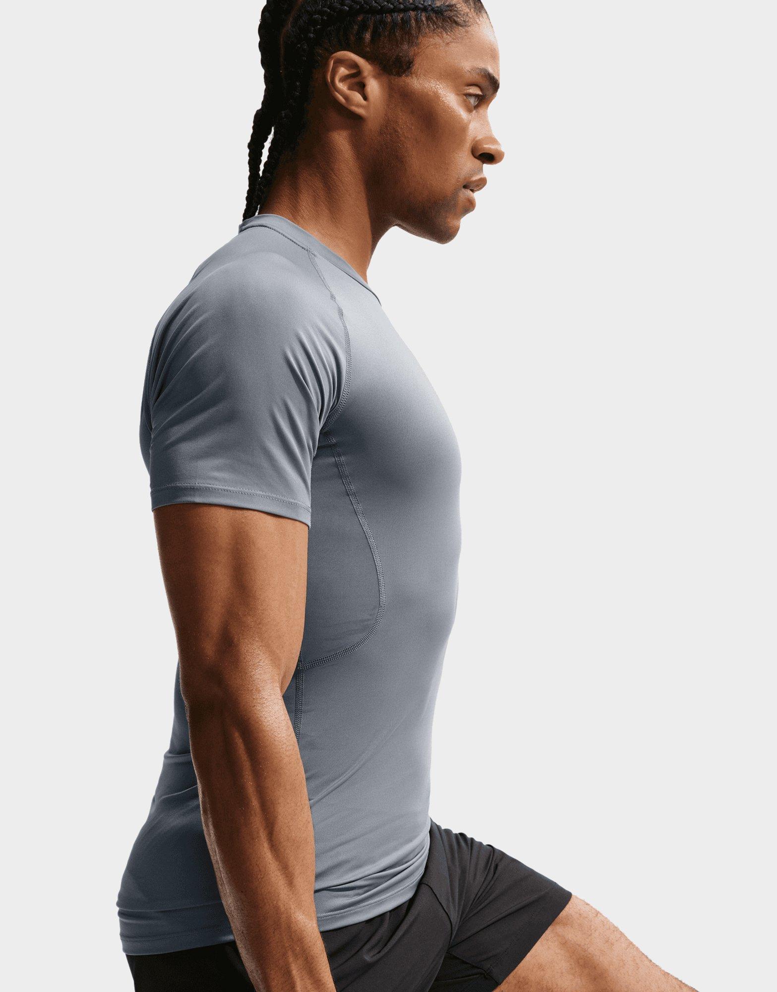 Nike Dri-FIT strakke fitnesstop met korte mouwen voor heren Pro