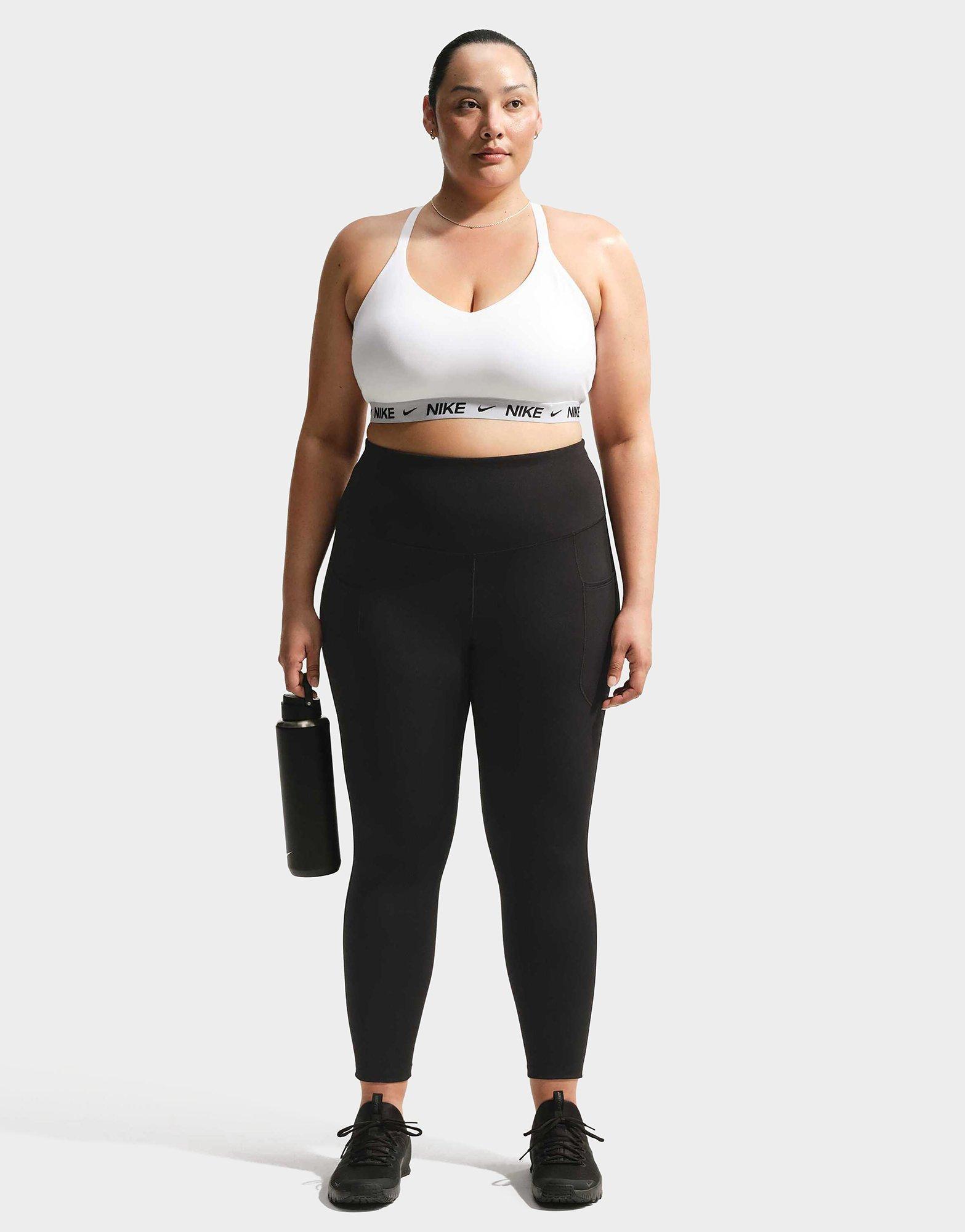 Nike Padded verstelbare sport-bh (Plus Size) Indy Light Support