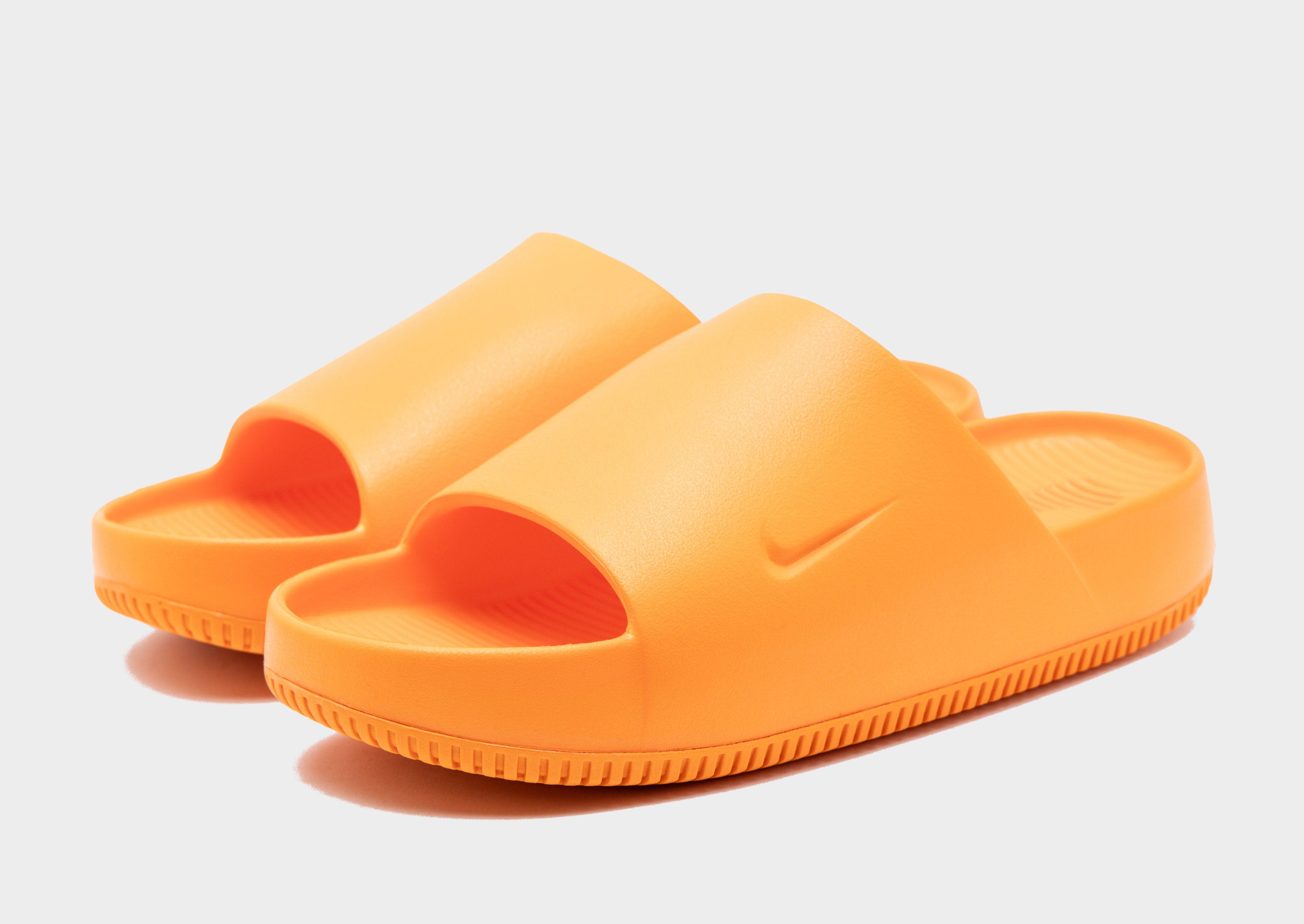 Orange nike cheap sliders