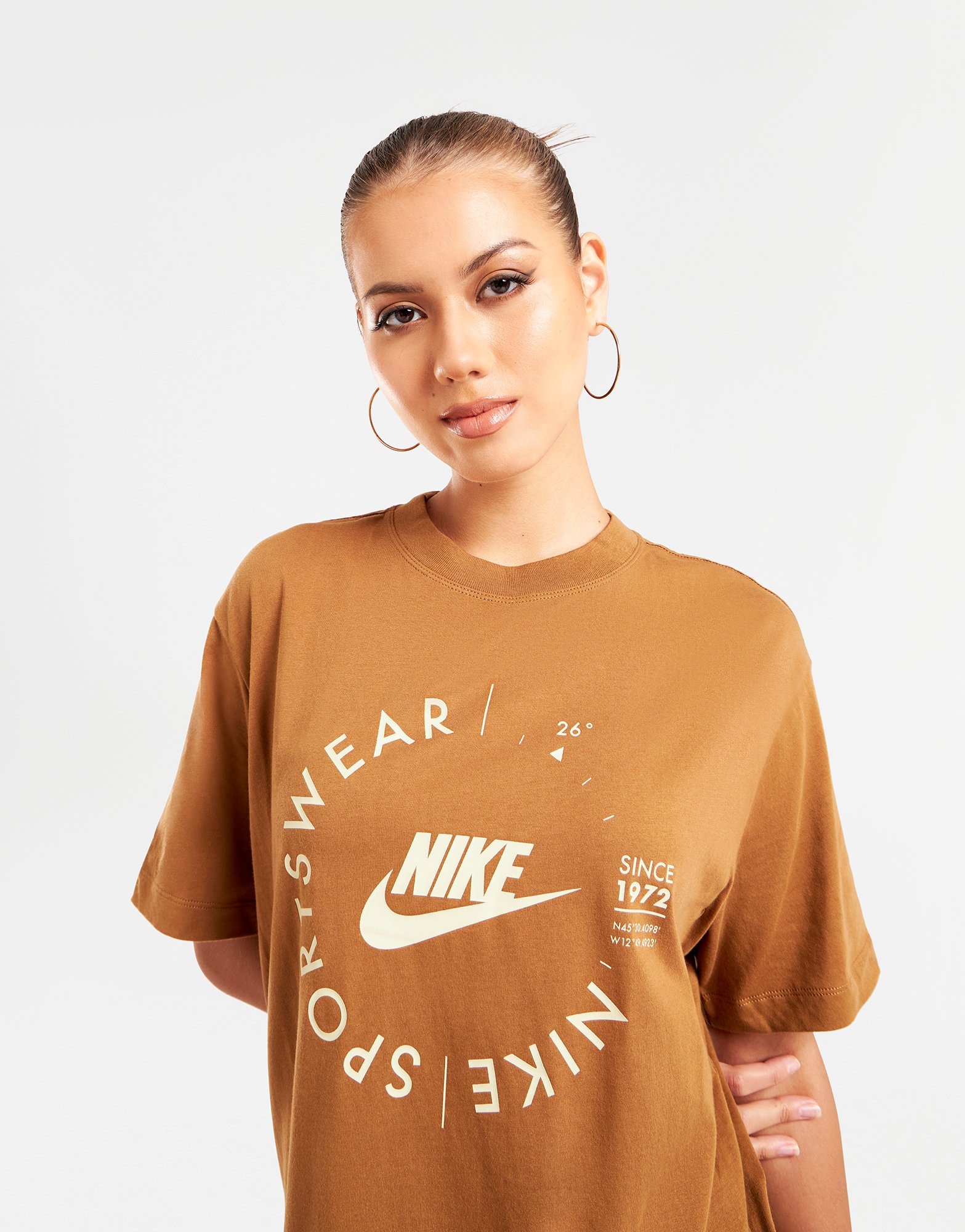 Nike shirt top rose gold