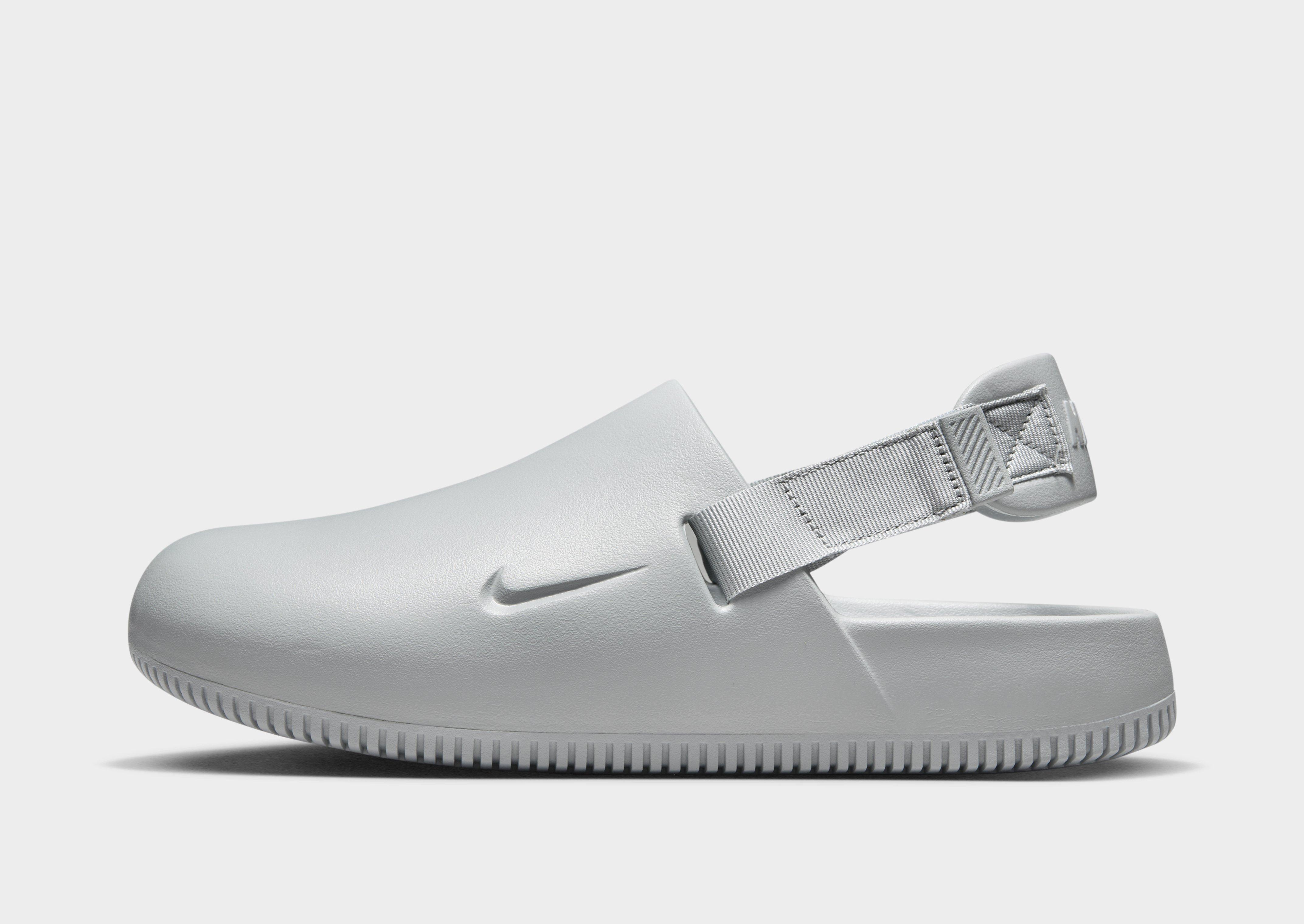 Grey Nike Calm Mules Slides - JD Sports Singapore