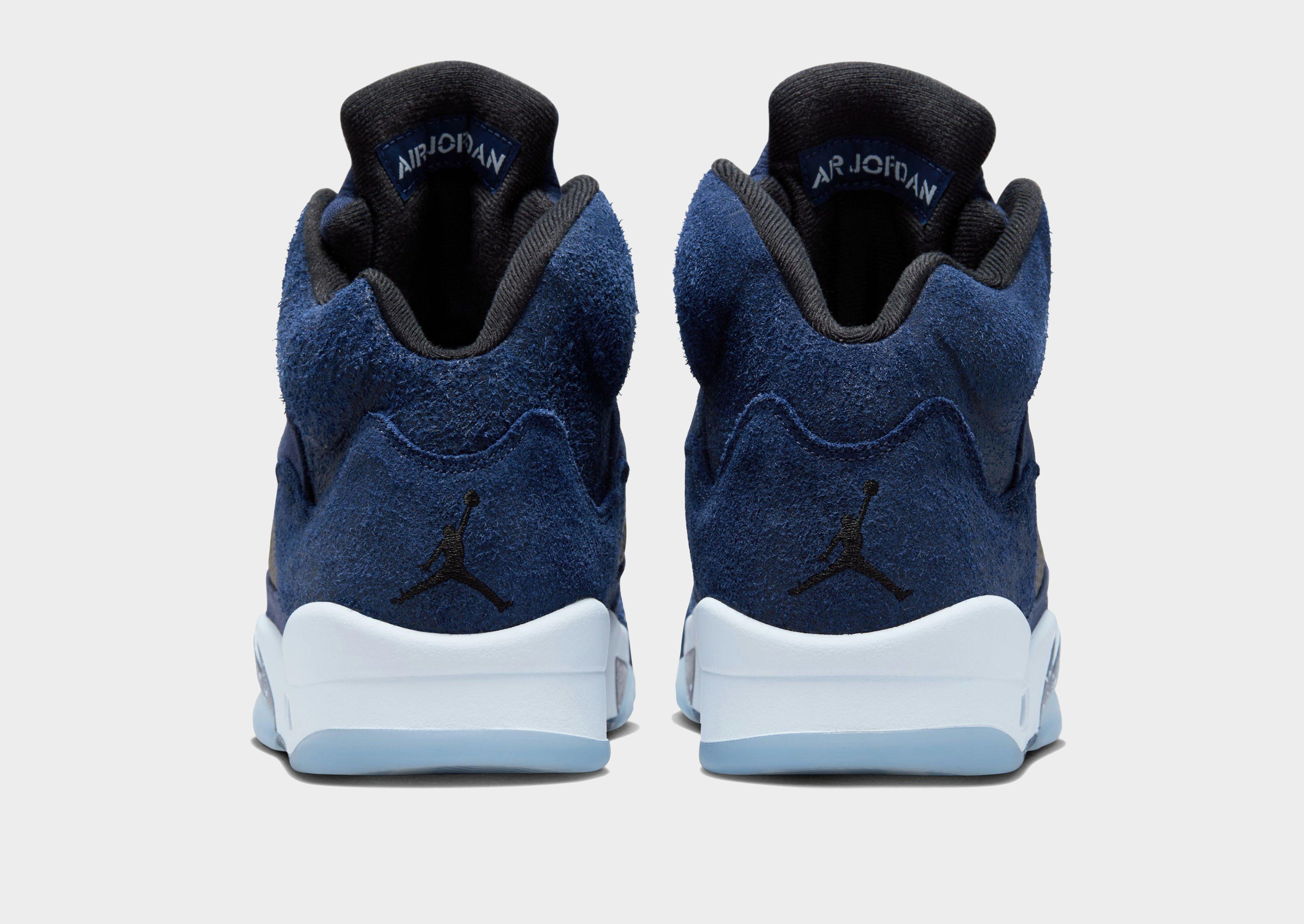 jordans size 5 blue