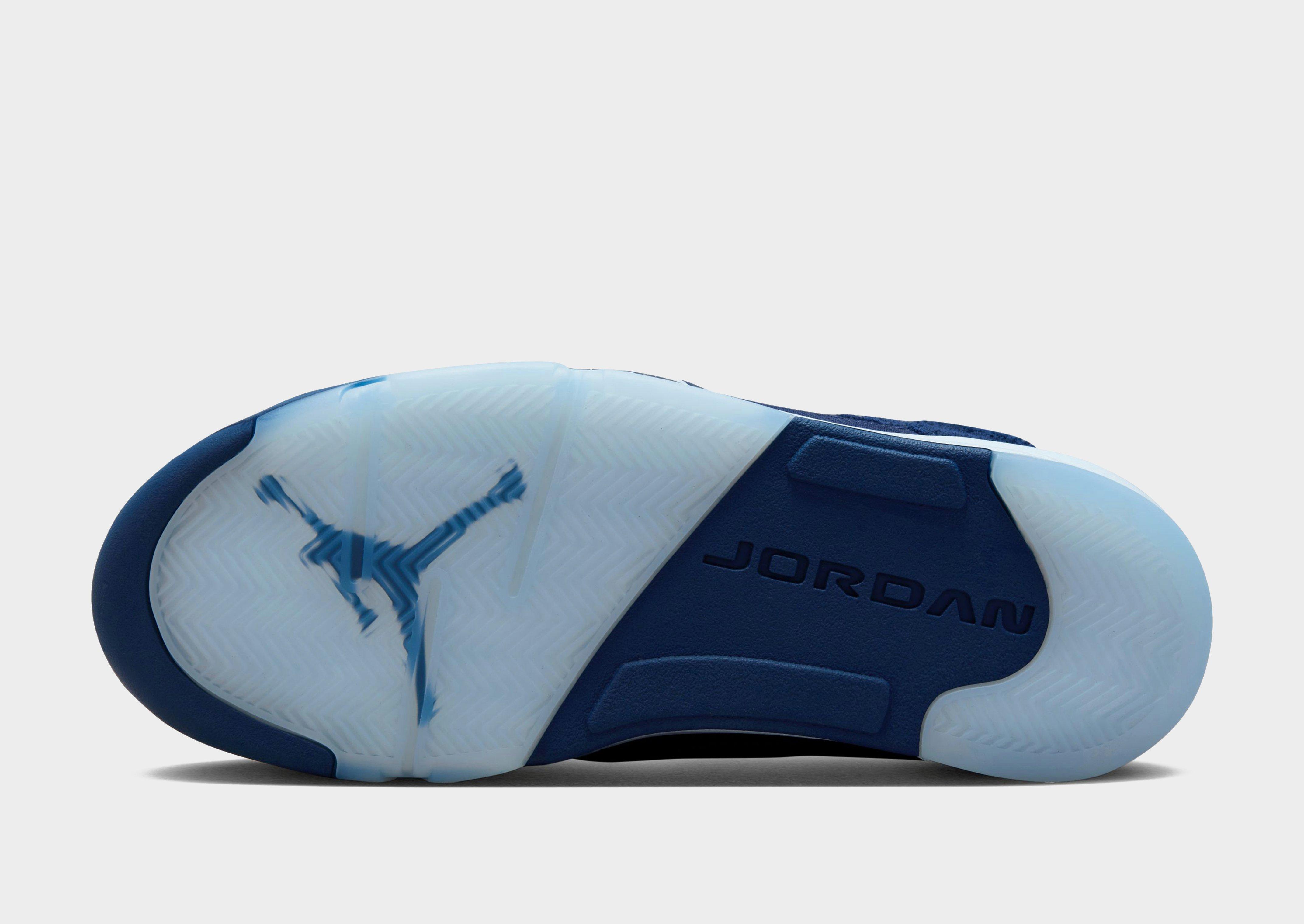 jordans size 5 blue