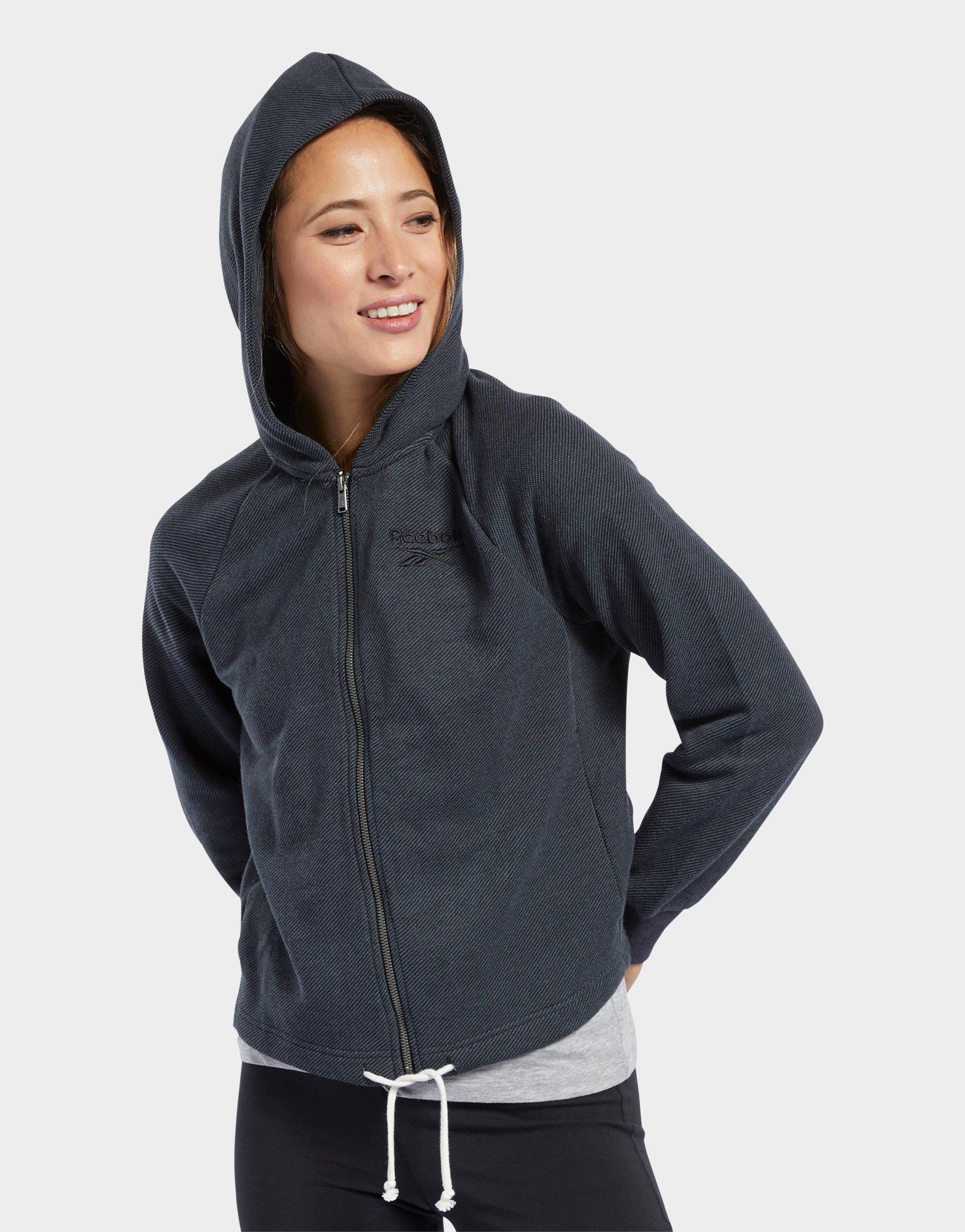 reebok logo hoodie