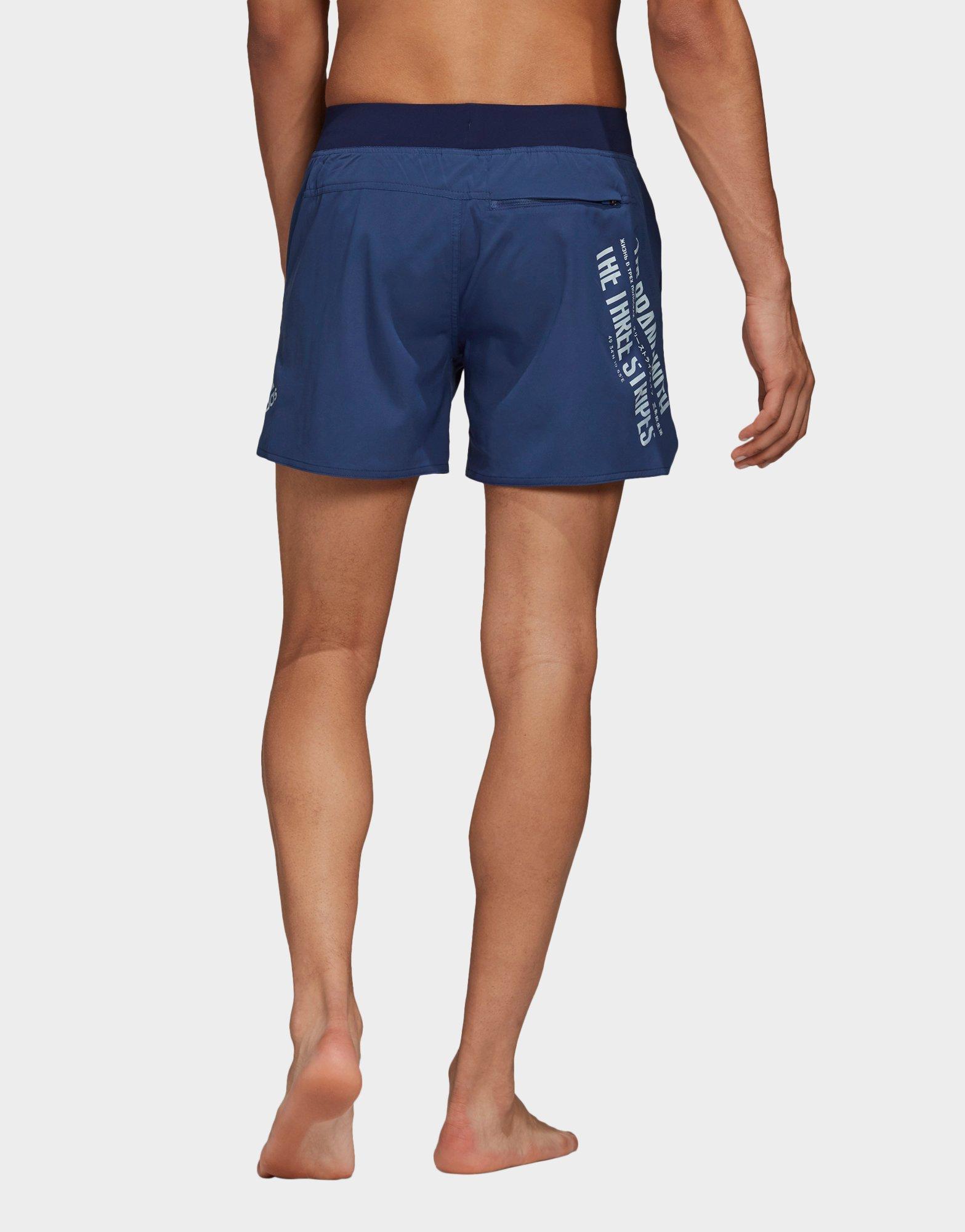 adidas zip shorts