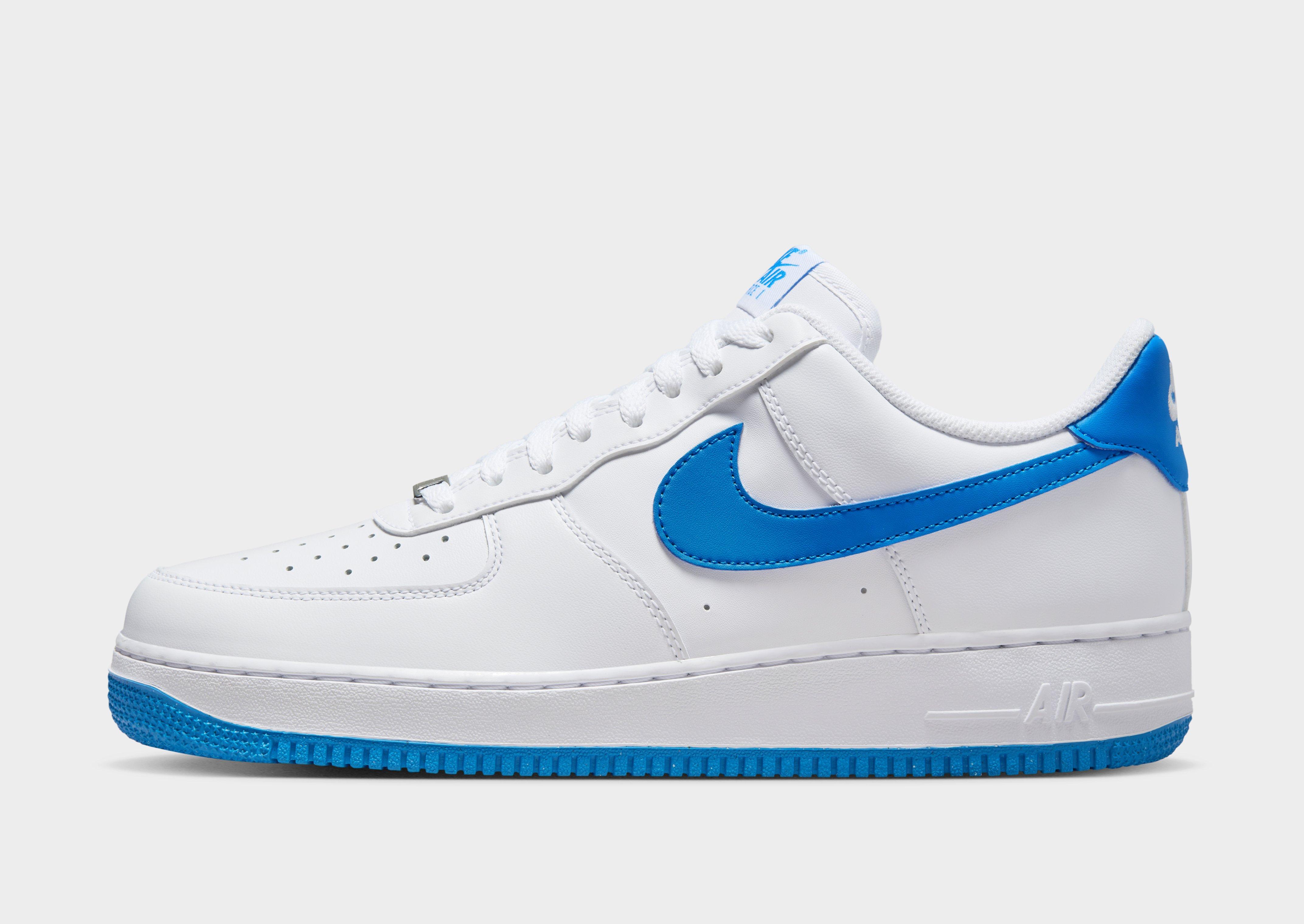 Air force 1 hot sale blue low