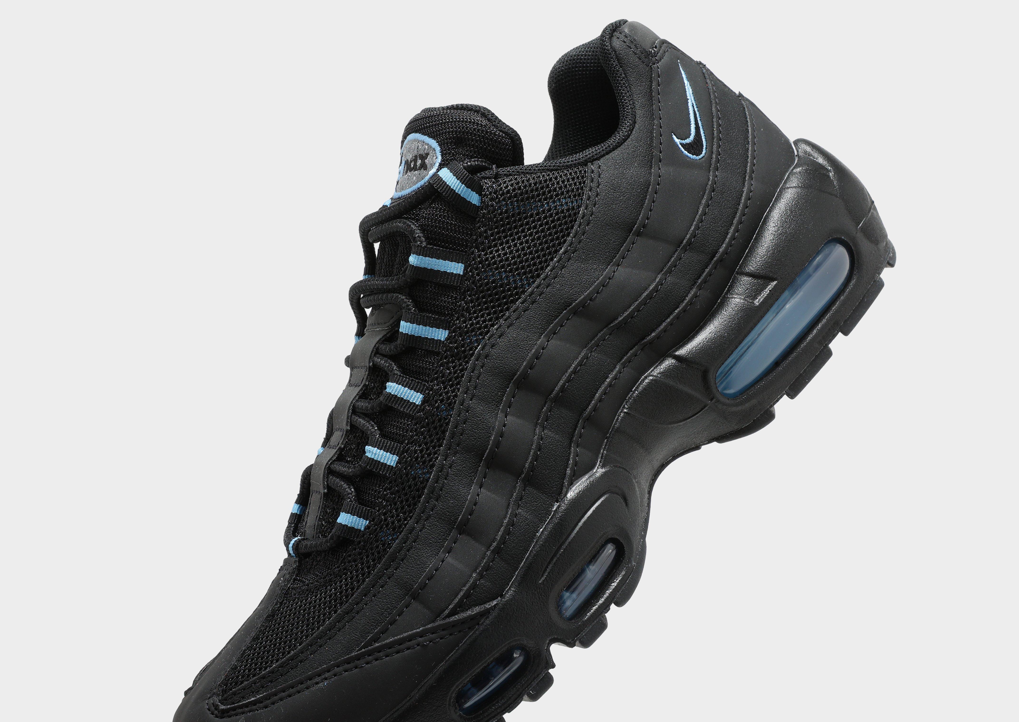 nike air max 95 junior black and blue