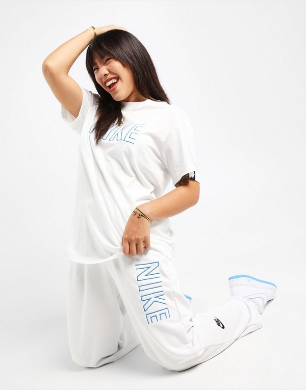 White Nike Sportswear Oversized High-Waisted Joggers Women's - JD Sports  Singapore