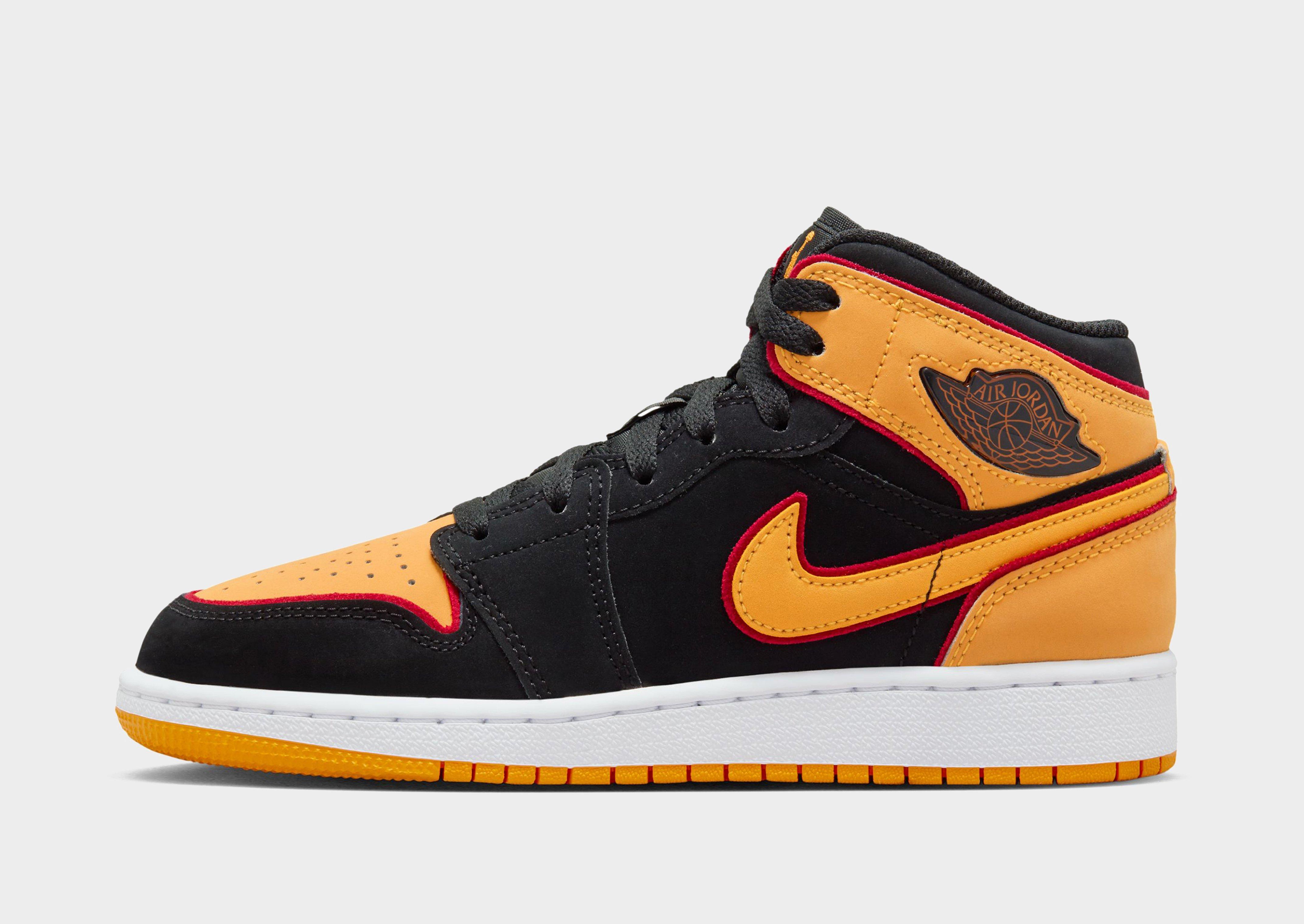 Nike air jordan 1 mid orange peel sale